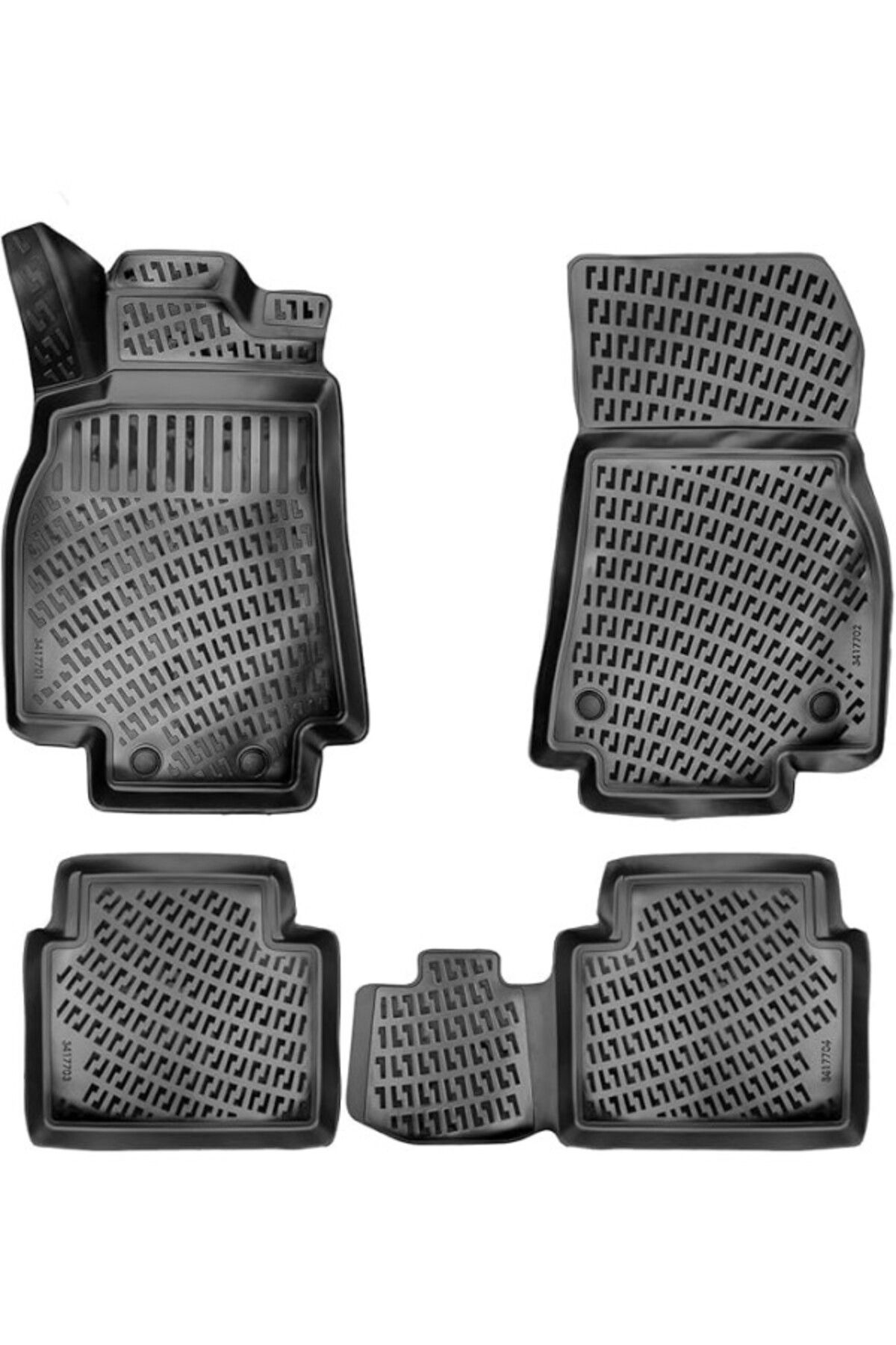 ShopZum Mercedes B Serisi W245 2005-2011 Uyumlu 3D Havuzlu Paspas