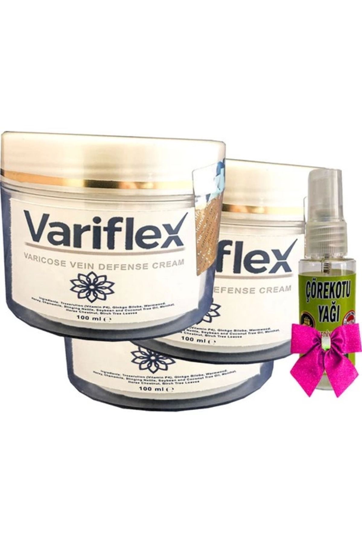 Emper Variflex Krem 100 ml x 3 adet + ve Çörek Otu Yağı 30 ml