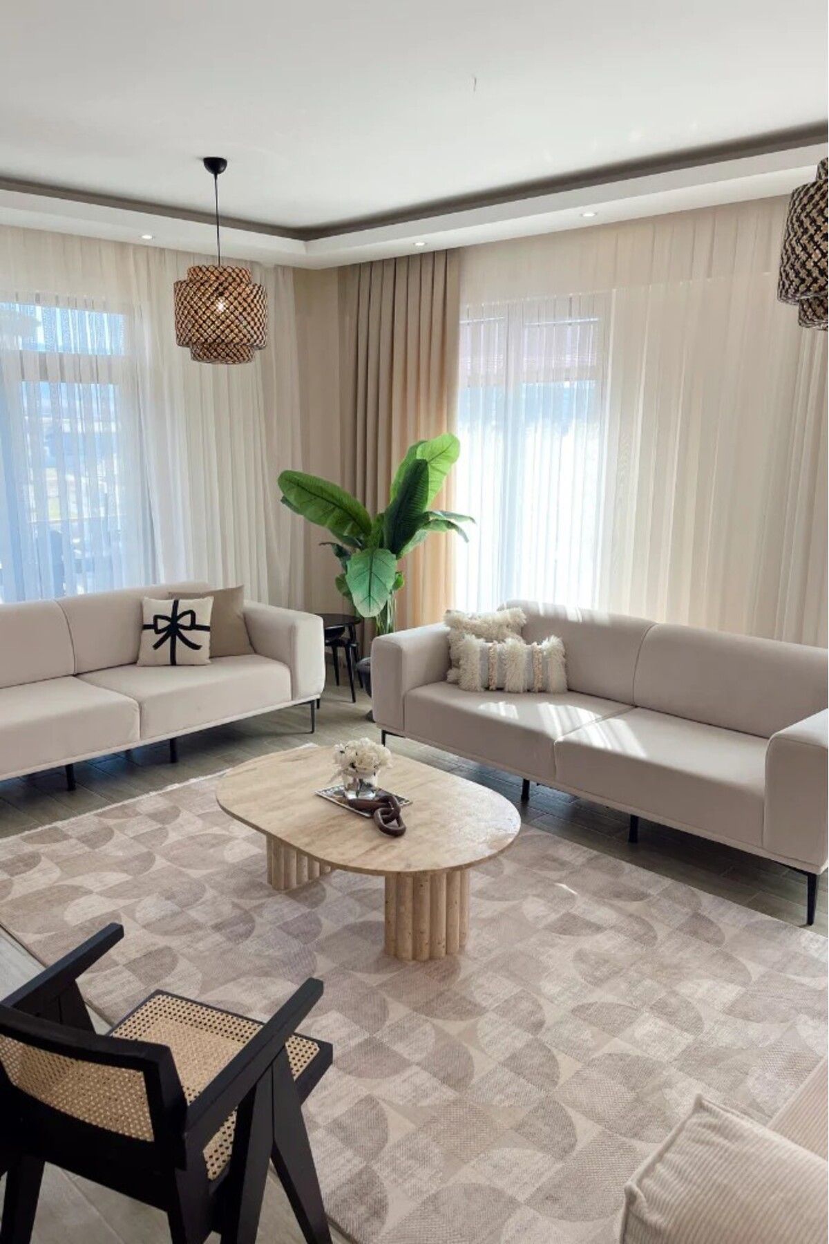 RugChef Apex Halı Truva Akrilik Salon Halısı Hav Toz Vermez, Leke Tutmaz