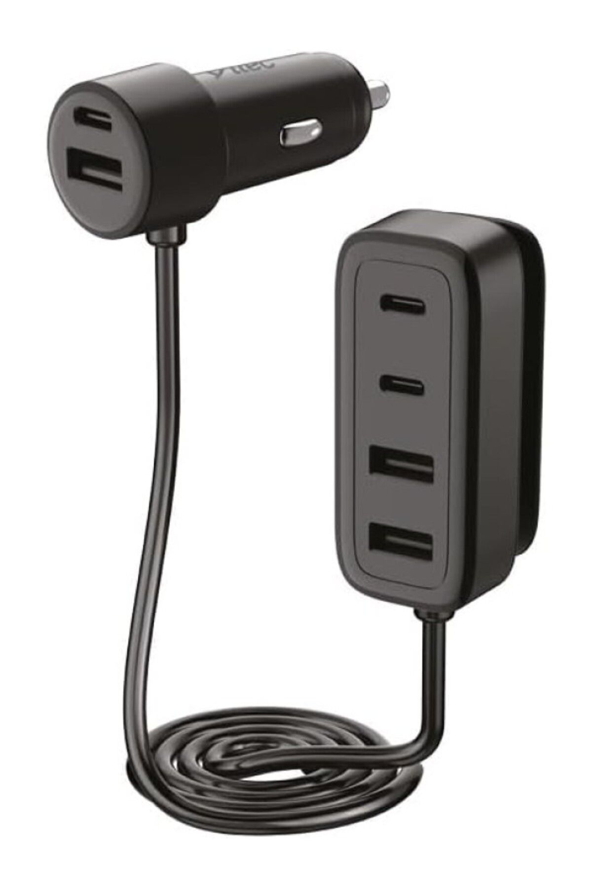 ShopZum Smartcharger 6Sı 1 Arada Pd 90W Araç Hızlı Şarj Aleti 3 Usb-C+3 Usb-A
