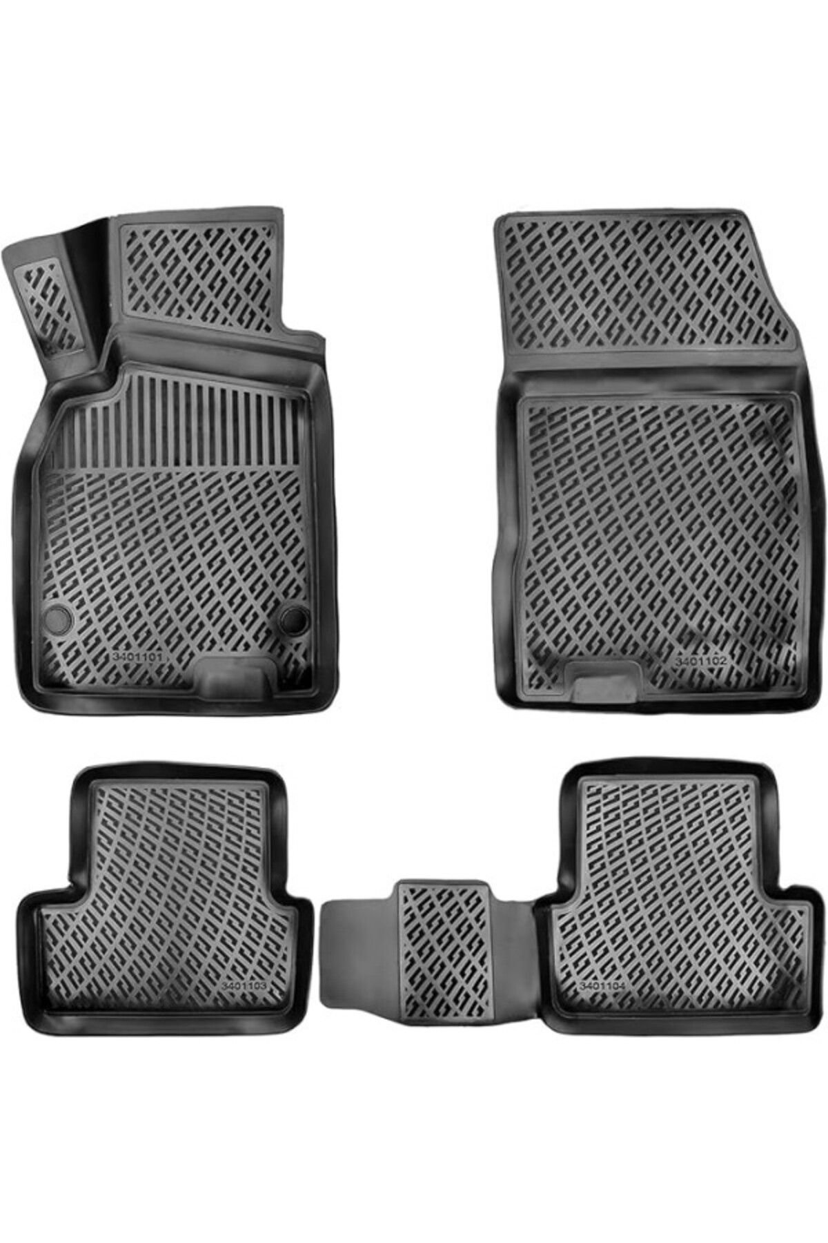 ShopZum Renault Megane 3 Stw 2009-2016 Uyumlu 3D Havuzlu Paspas