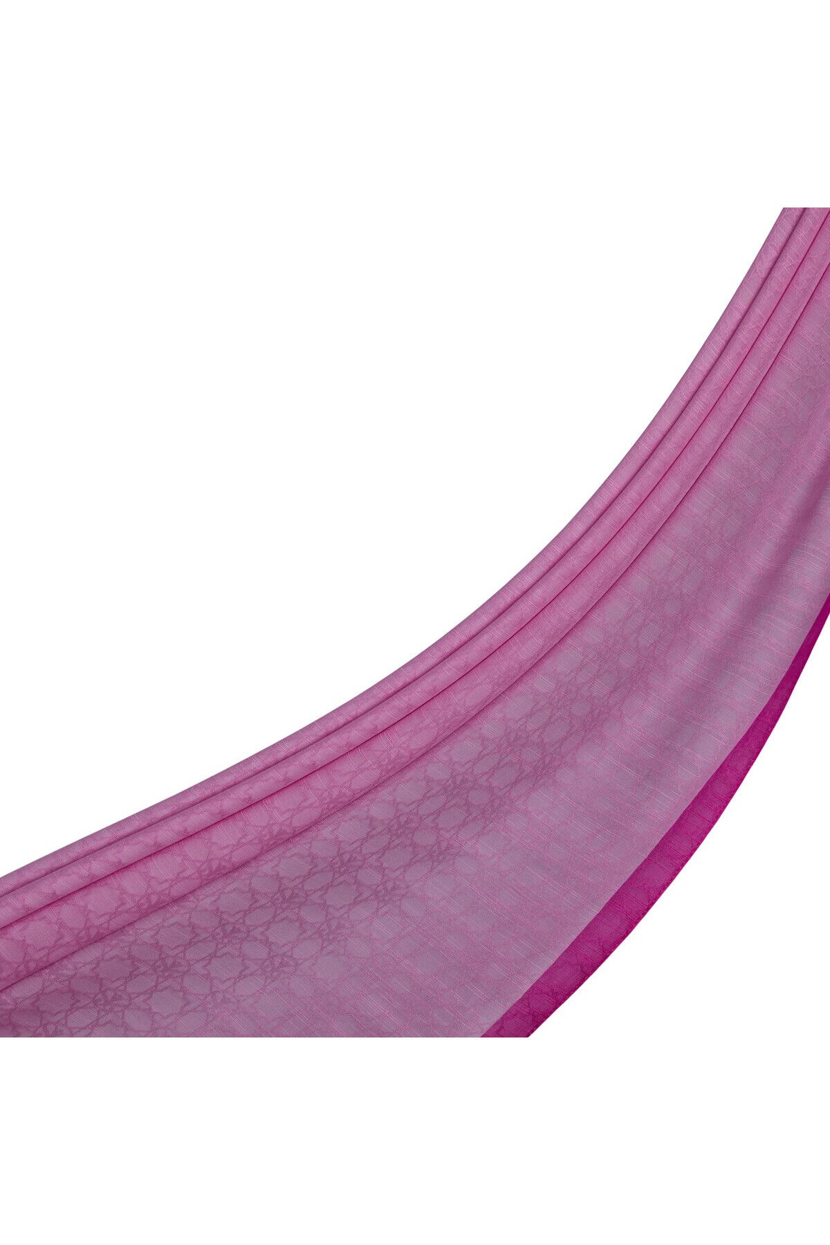 ipekevi Dört Mevsim Şeker Pembe Monogram Şal