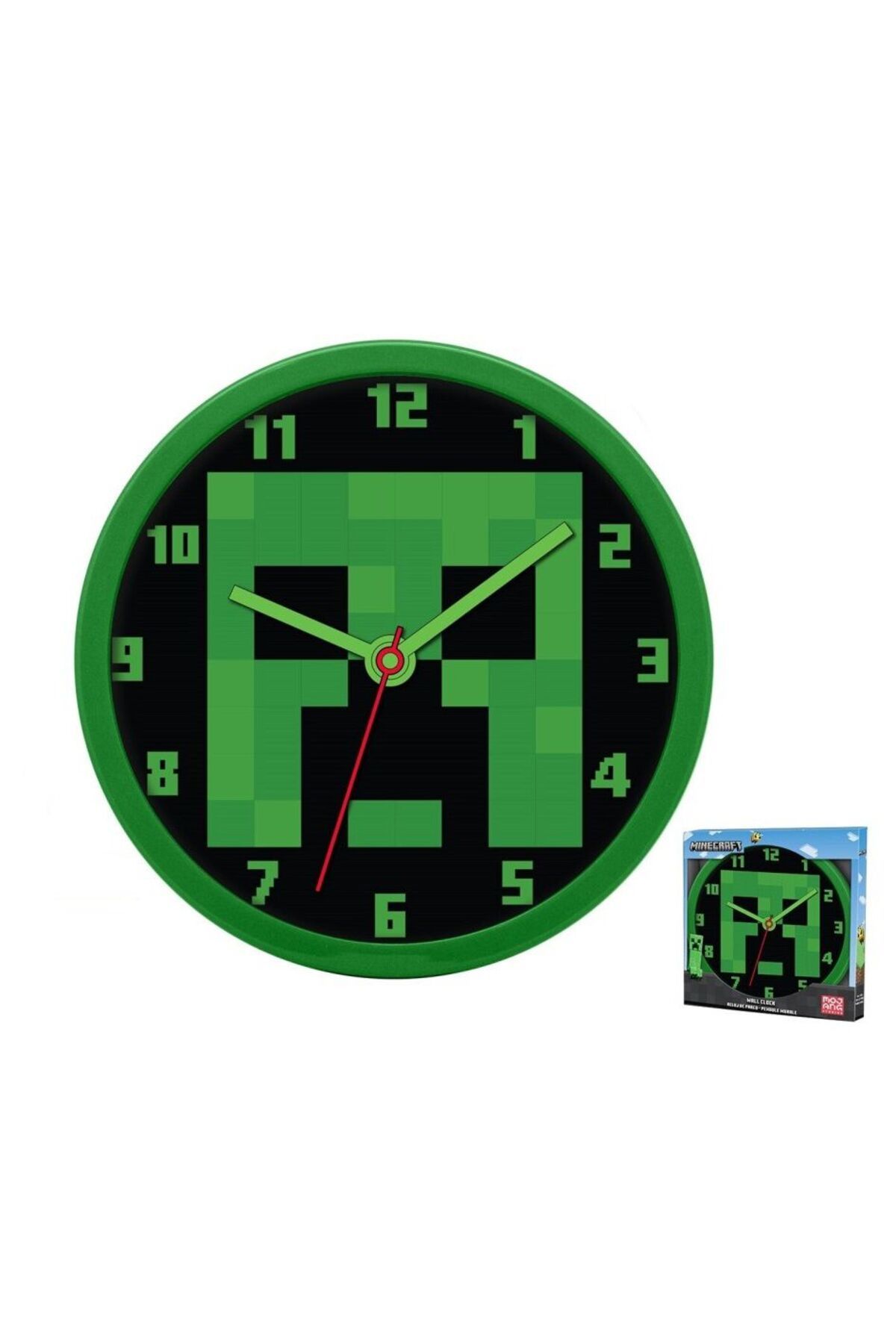 MINECRAFT-Wall Clock – Face 2