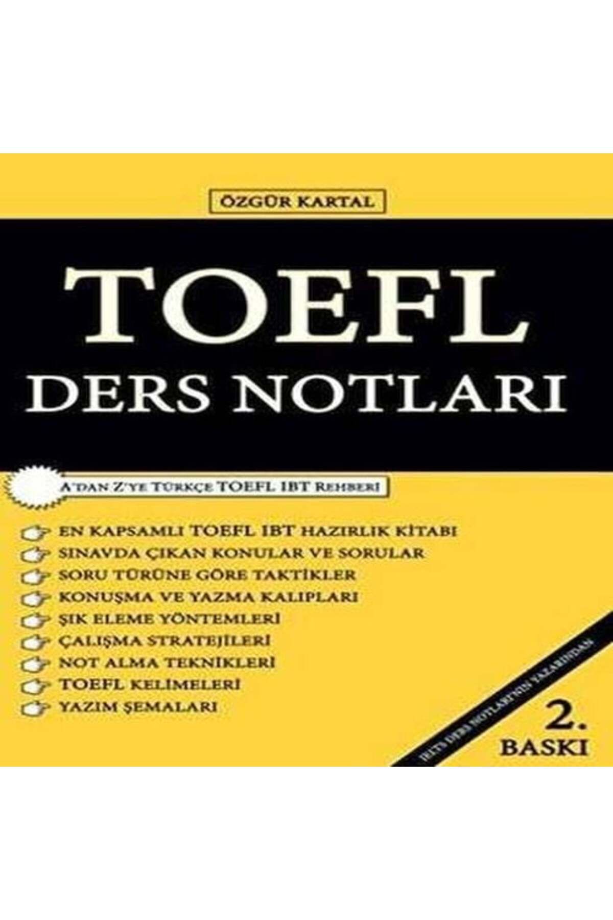 Destek Yayınları Sokak ları Yayınları TOEFL Ders Notları