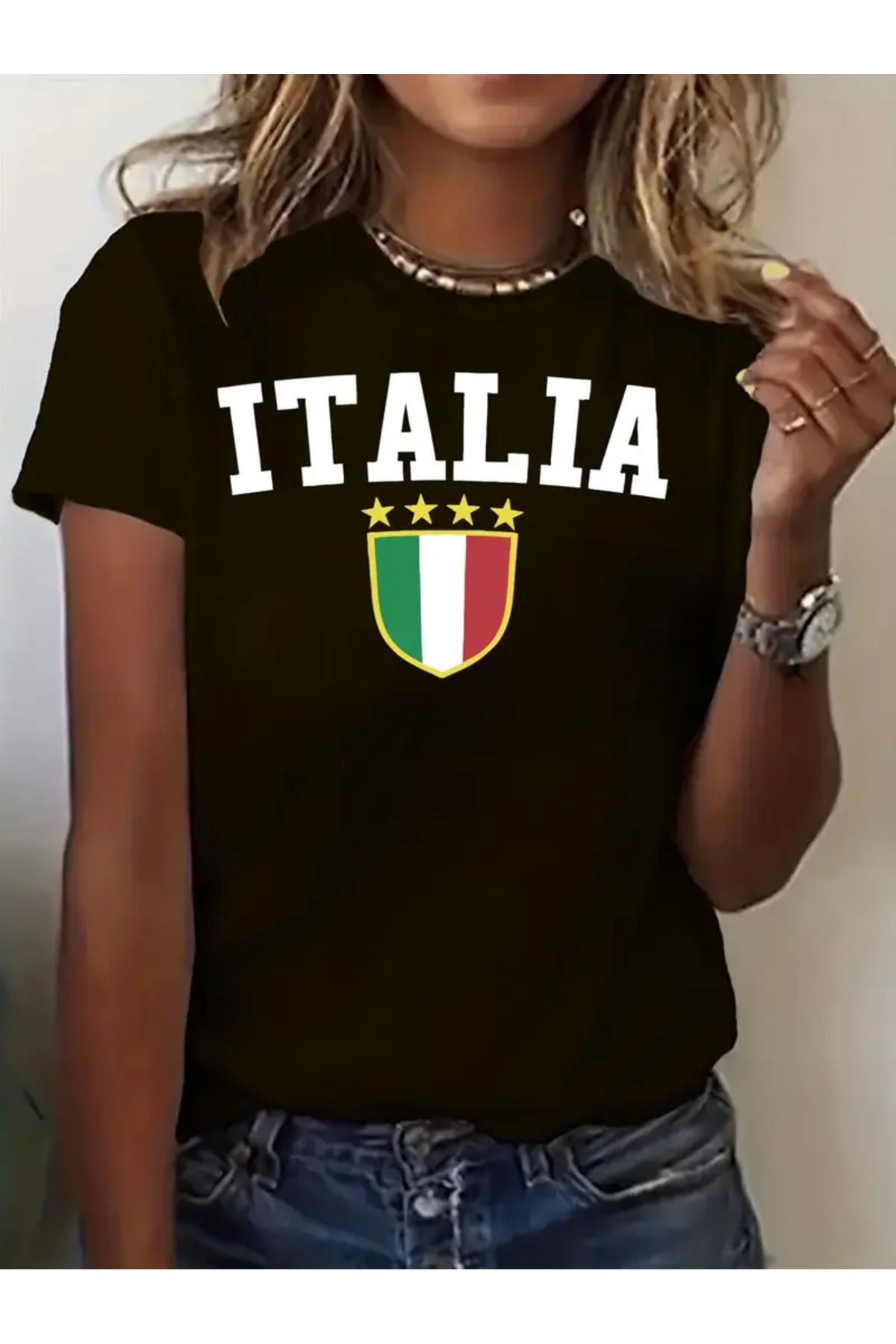 HOFFNUNG T SHIRT ITALY PIZA TOWER oversize