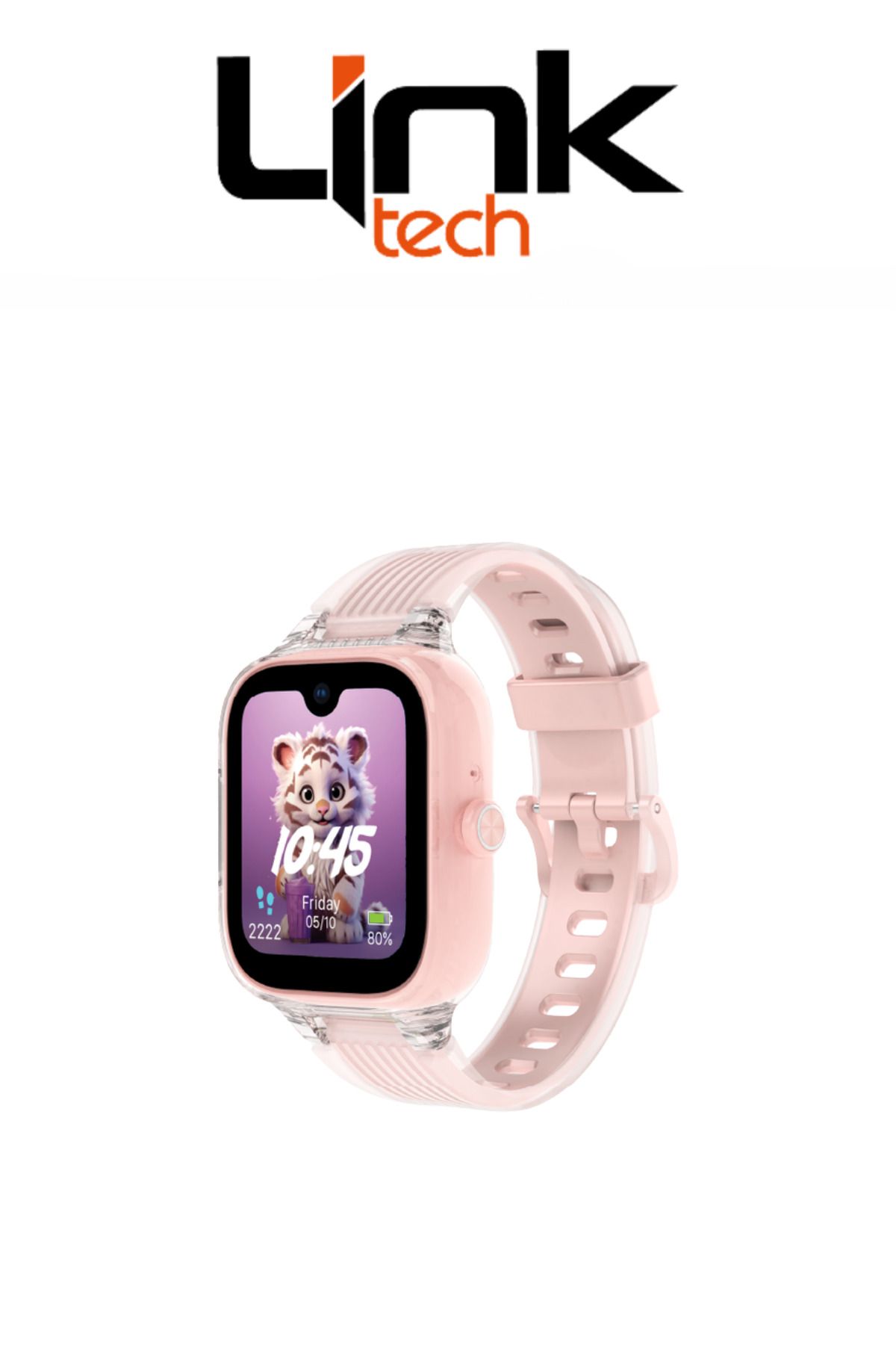 Linktech S101 LT Watch 1.78 inç Süper Amoled Görüntülü Görüşme 4G-GPS IP68 Suya Dayanıklı Akıllı Çocuk Saati