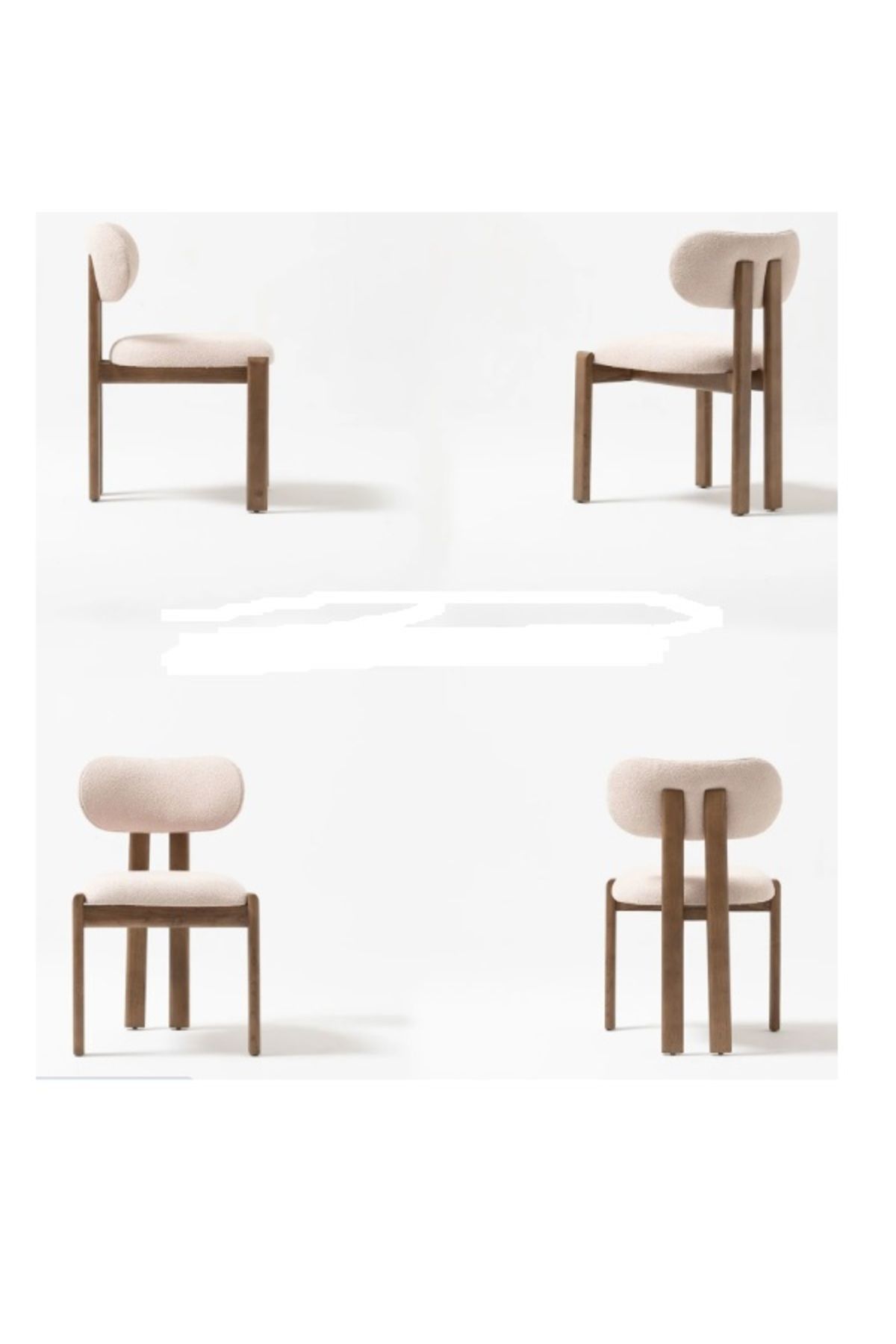 MASEMO CONCEPT KOLSUZ T SANDALYE 4 ADET