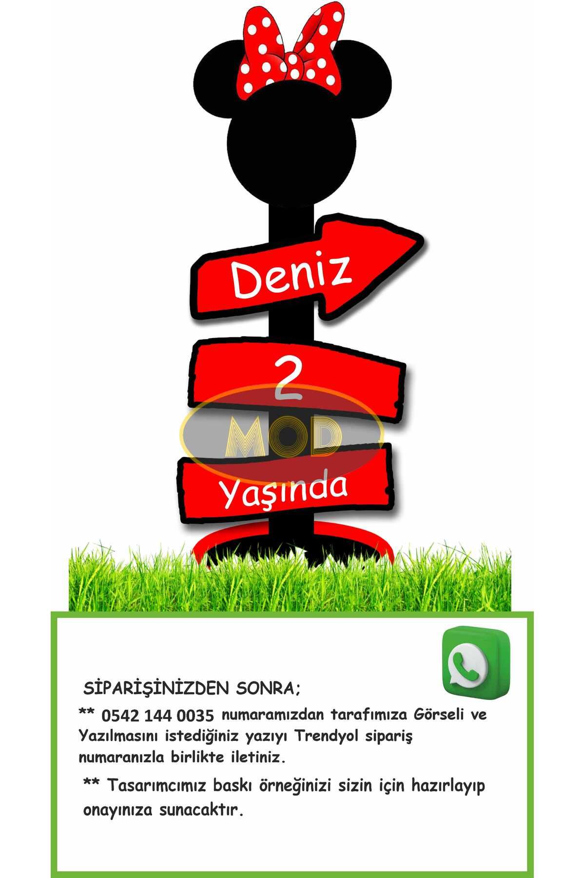MOD DOĞUM GÜNÜ 3 BOYUTLU AYAKLI MAKET PANO 50X70 CM