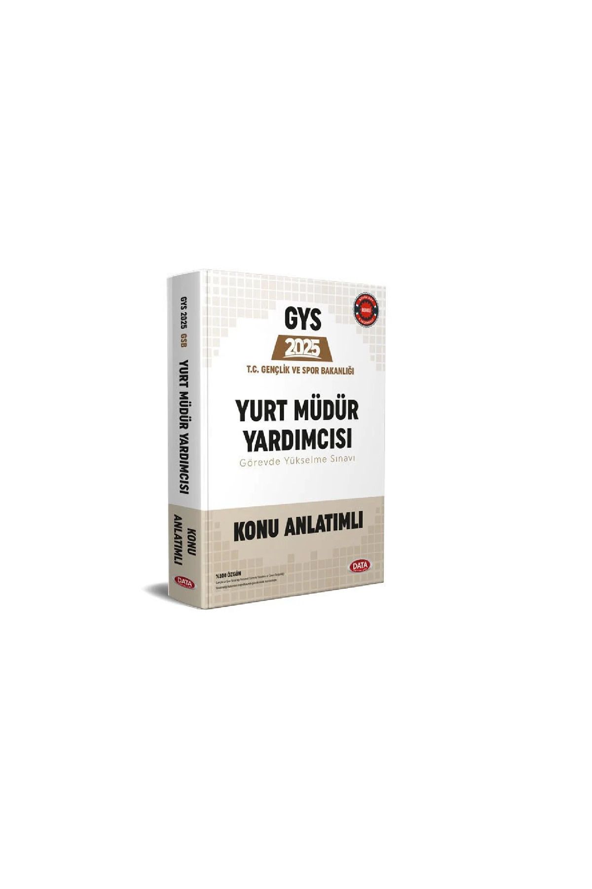 Data Yayınları T.C. Gençlik ve Spor Bakanlığı Yurt Müdür Yardımcısı Konu Anlatımlı 2025