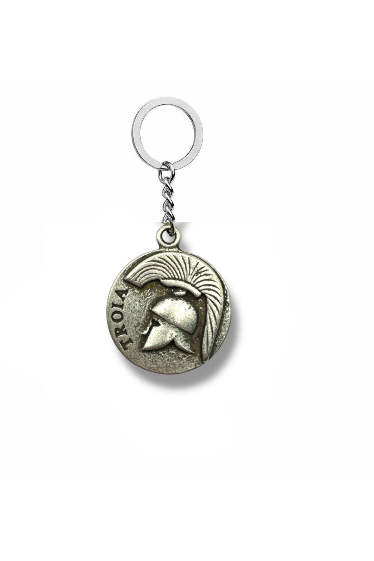 Herşey Nota Legends of Valor – Truva Gladyatör Miğferli Unisex Metal Anahtarlık