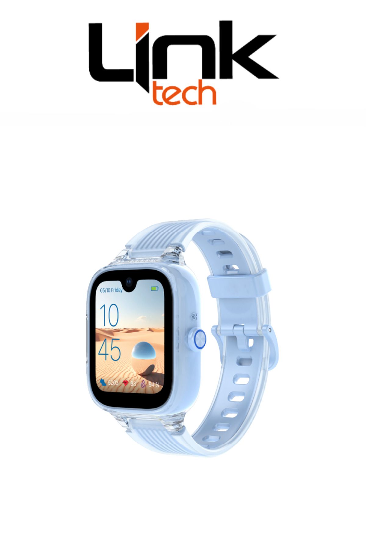 Linktech S101 LT Watch 1.78 inç Süper Amoled Görüntülü Görüşme 4G-GPS IP68 Suya Dayanıklı Akıllı Çocuk Saati