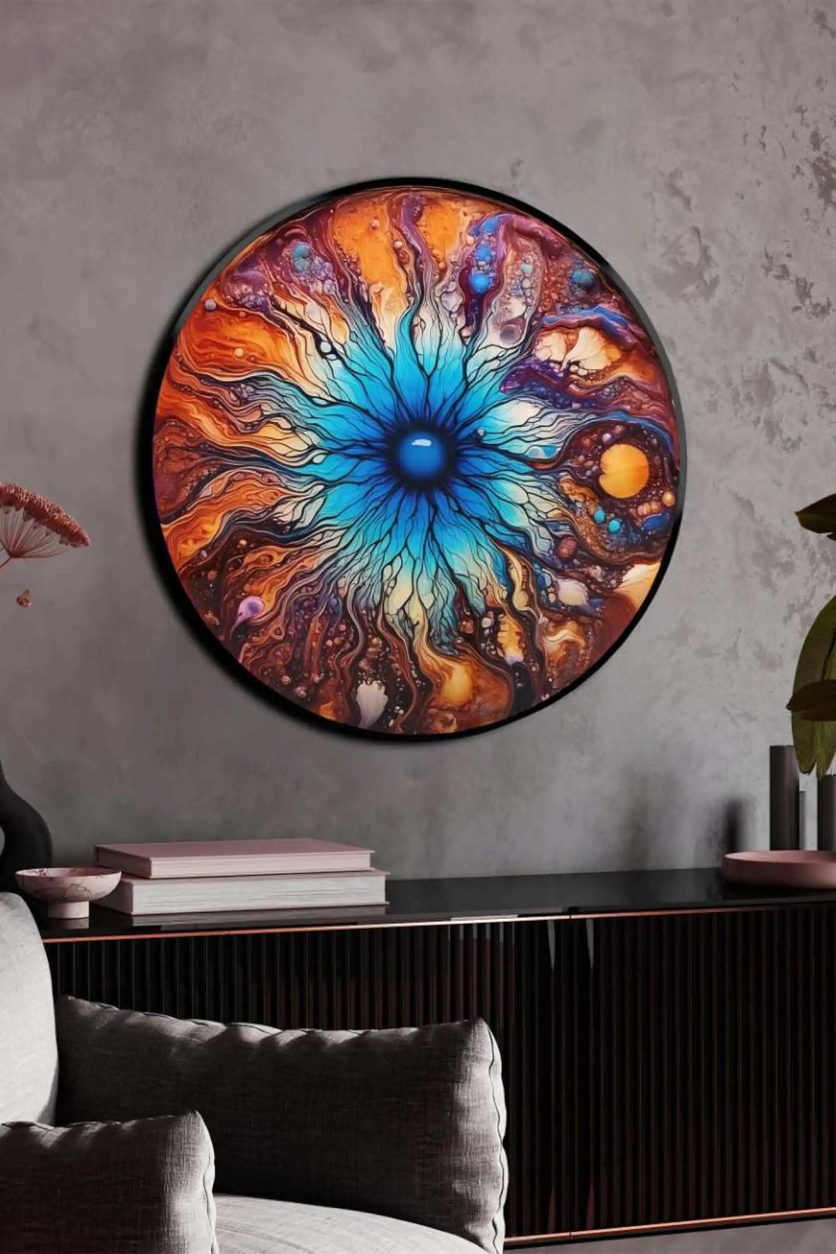 bds art sanatı evinize taşır Mavi Supernova Spektrum™ Serisi Işıklı Tablo