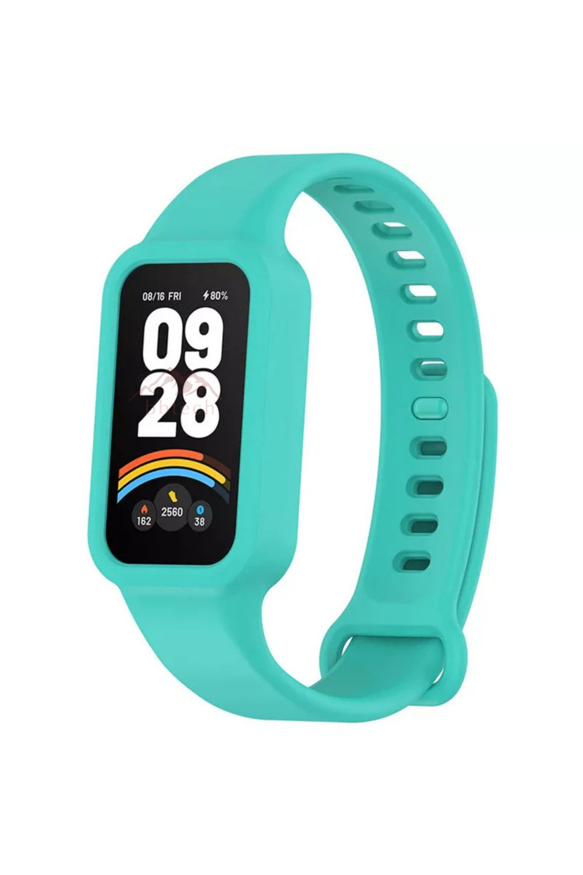 bbtech Xiaomi Smart Band 9 Active & Redmi Smart Band 3 Kasalı Silikon Kordon Mi 9 Active Mi Band 3
