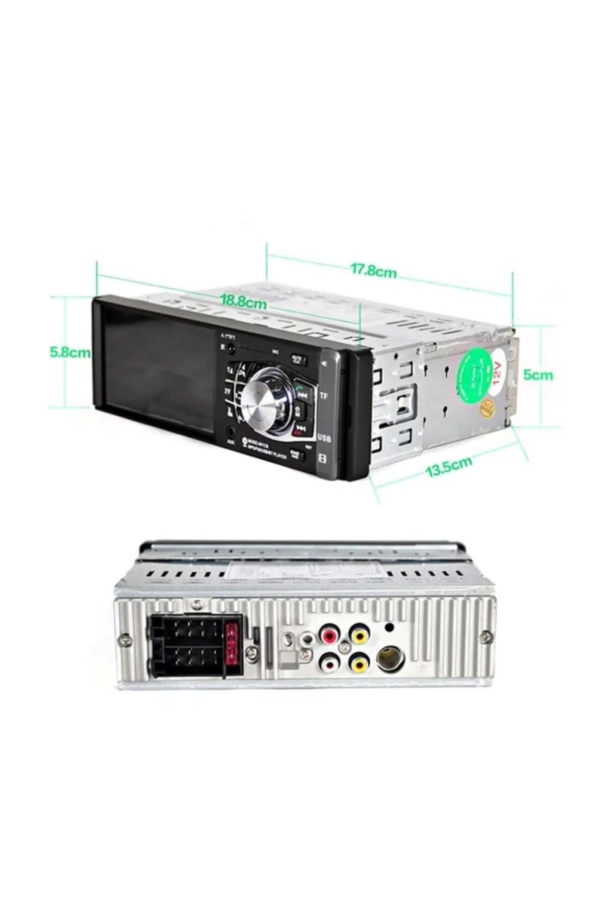 TECHSTAR-Player MP5 Techstar® 4012B, 1DIN, ecran HD de 4,1 inci, comenzi pe volan, telecomandă, Bluetooth 3