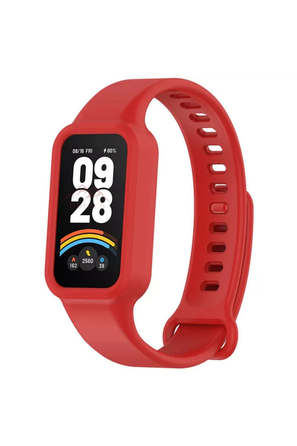 bbtech Xiaomi Smart Band 9 Active & Redmi Smart Band 3 Kasalı Silikon Kordon Mi 9 Active Mi Band 3