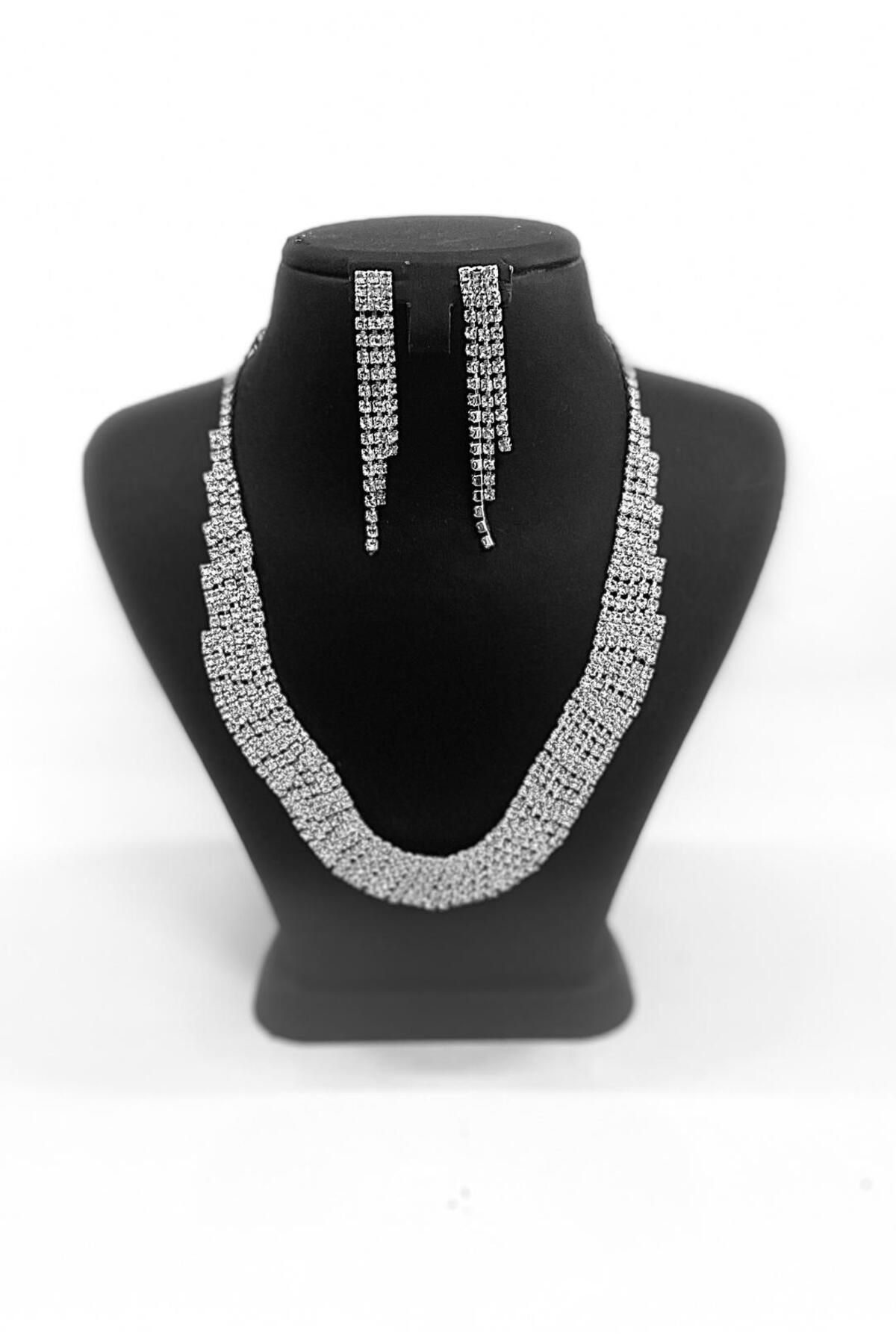 FASHİON JEWELRY Su yolu kolye küpe