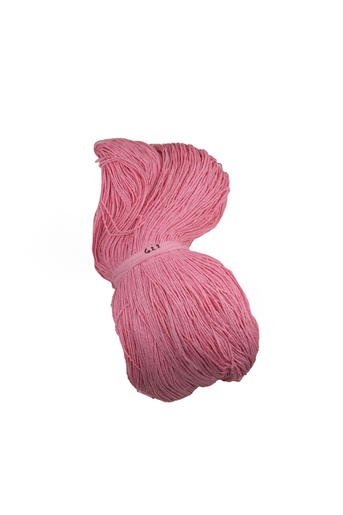 Prestij Boncuk Çile Kağıt İp Çanta ve Hobi El Örgü İpi G23 Pembe 400-500 gr