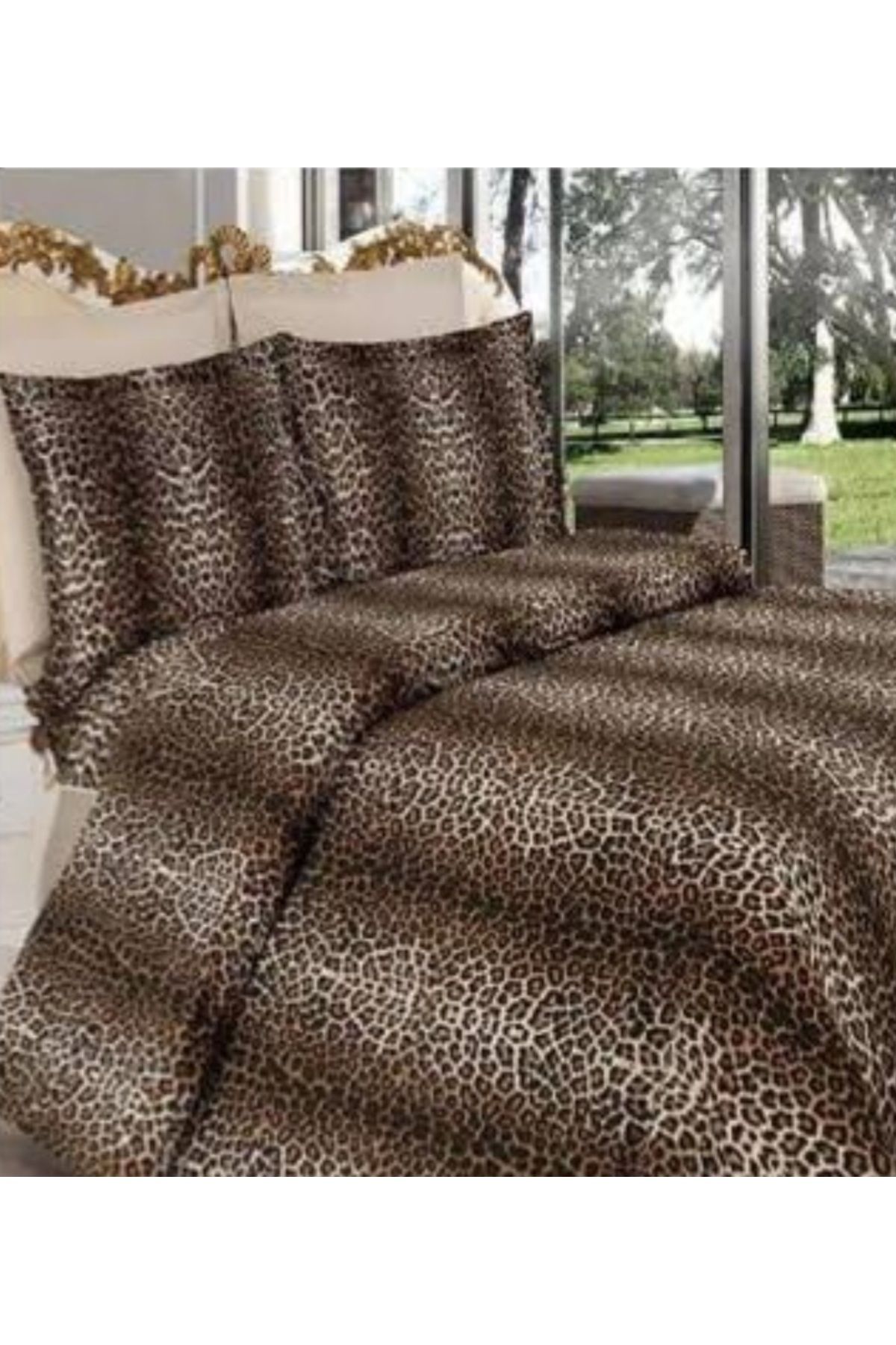 Home Tek kişilik nevresim takımı leopar