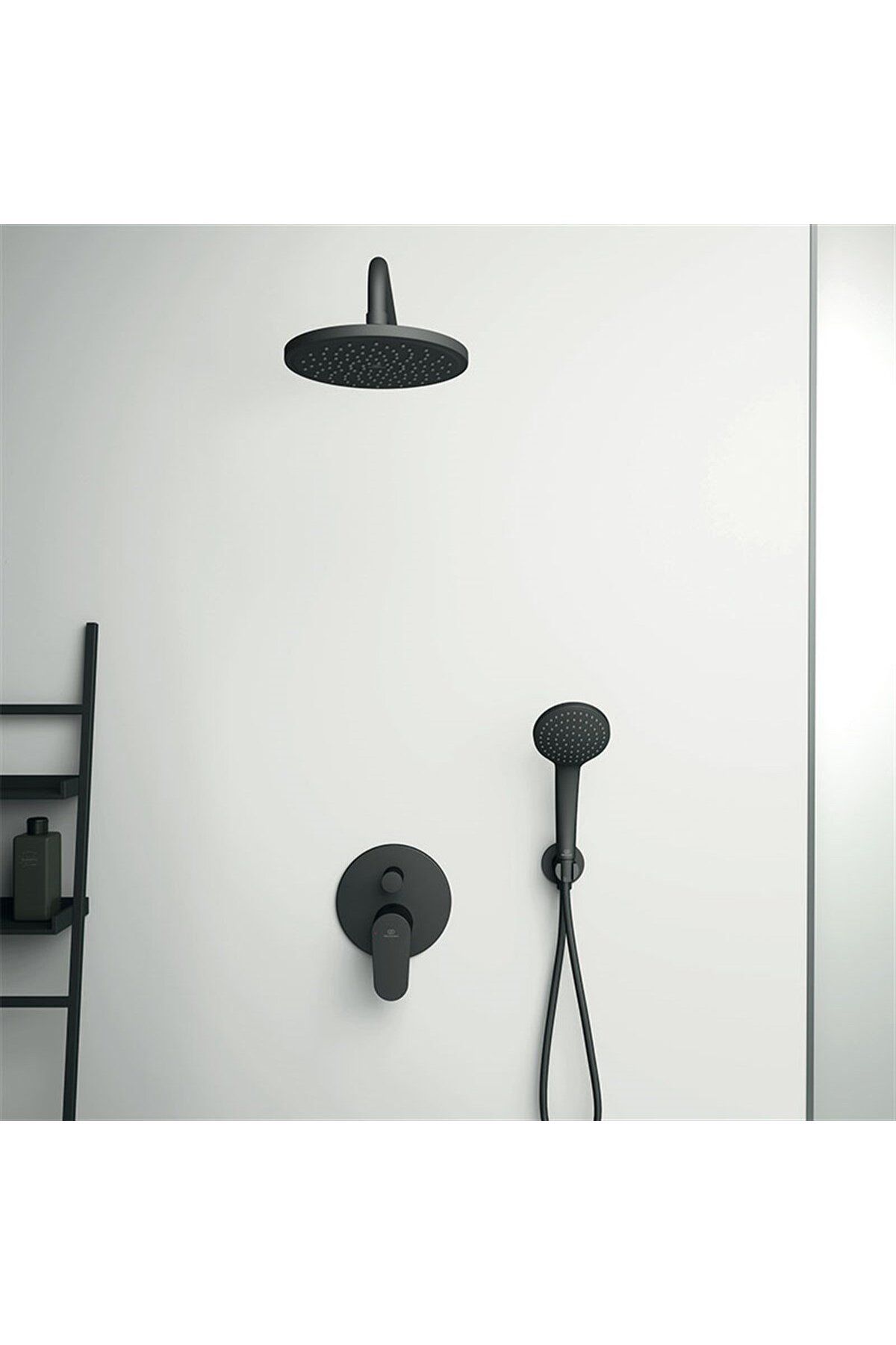İdeal Standard İdeal Standard Cerafine O Mat Siyah Ankastre Duş Sistemi - 2 Yollu - BD828XG