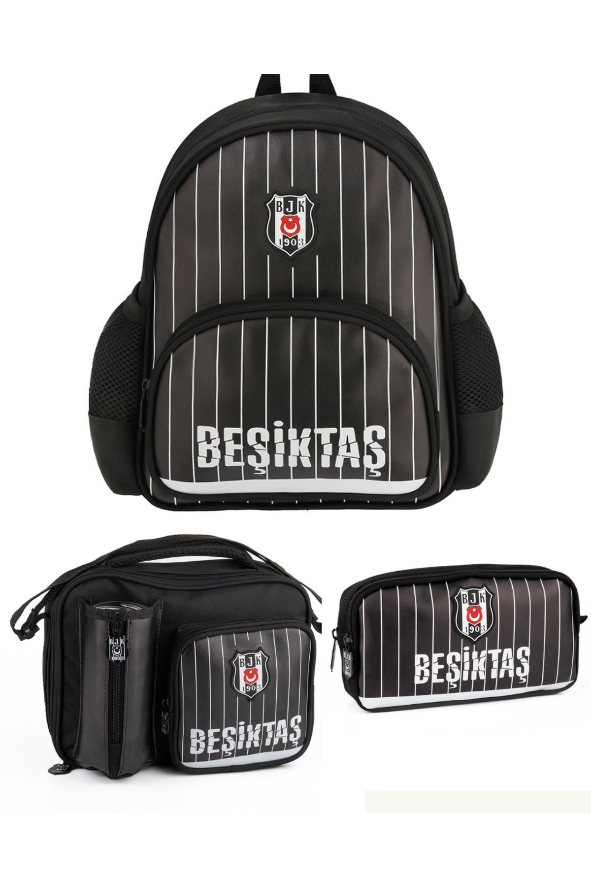 Beşiktaş Beşiktaş Official Lisanslı Me Team Sırt Çantası+Beslenme Çantası+Kalem Kutusu Set