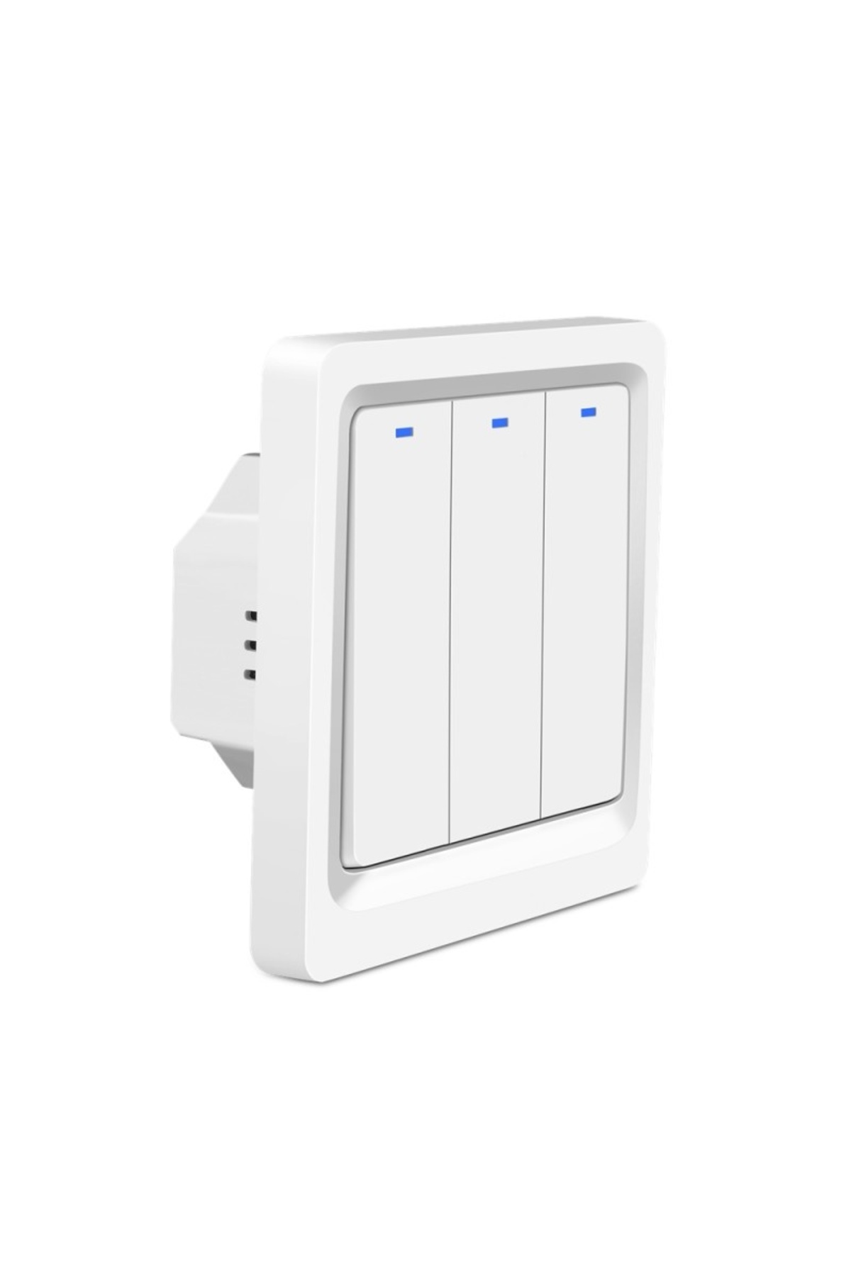 TECHSTAR-Întrerupător inteligent ®, wireless 2,4 GHz, buton cu revenire, design clasic, iluminare LED, 3 faze 3