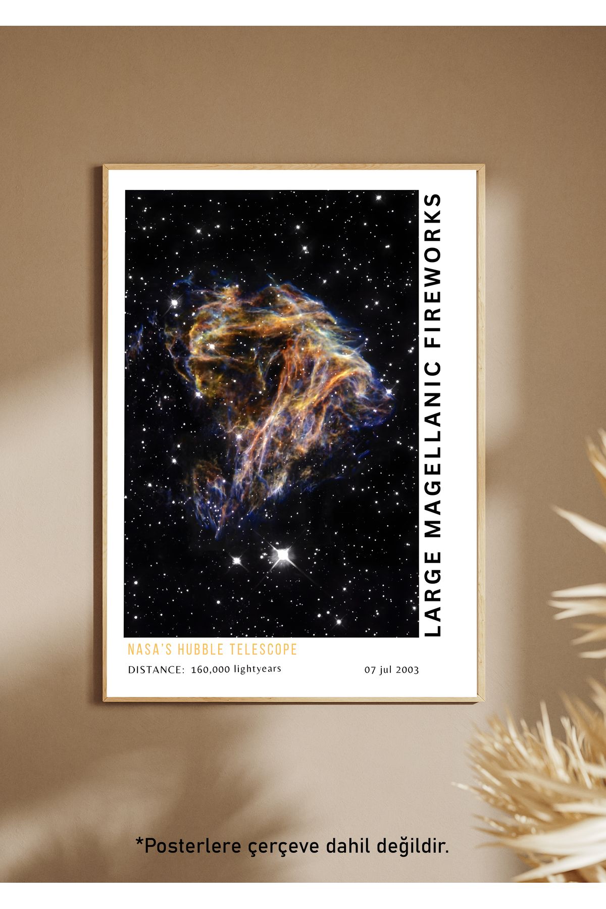 One Little Happiness HUBBLE TELESCOPE Poster Estetik Duvar Posteri , Çerçevesiz Poster