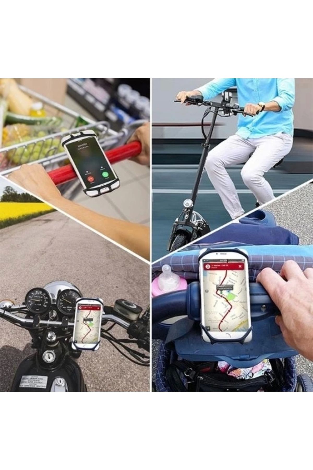 İnnMerry Motosiklet Bisiklet Telefon Tutucu