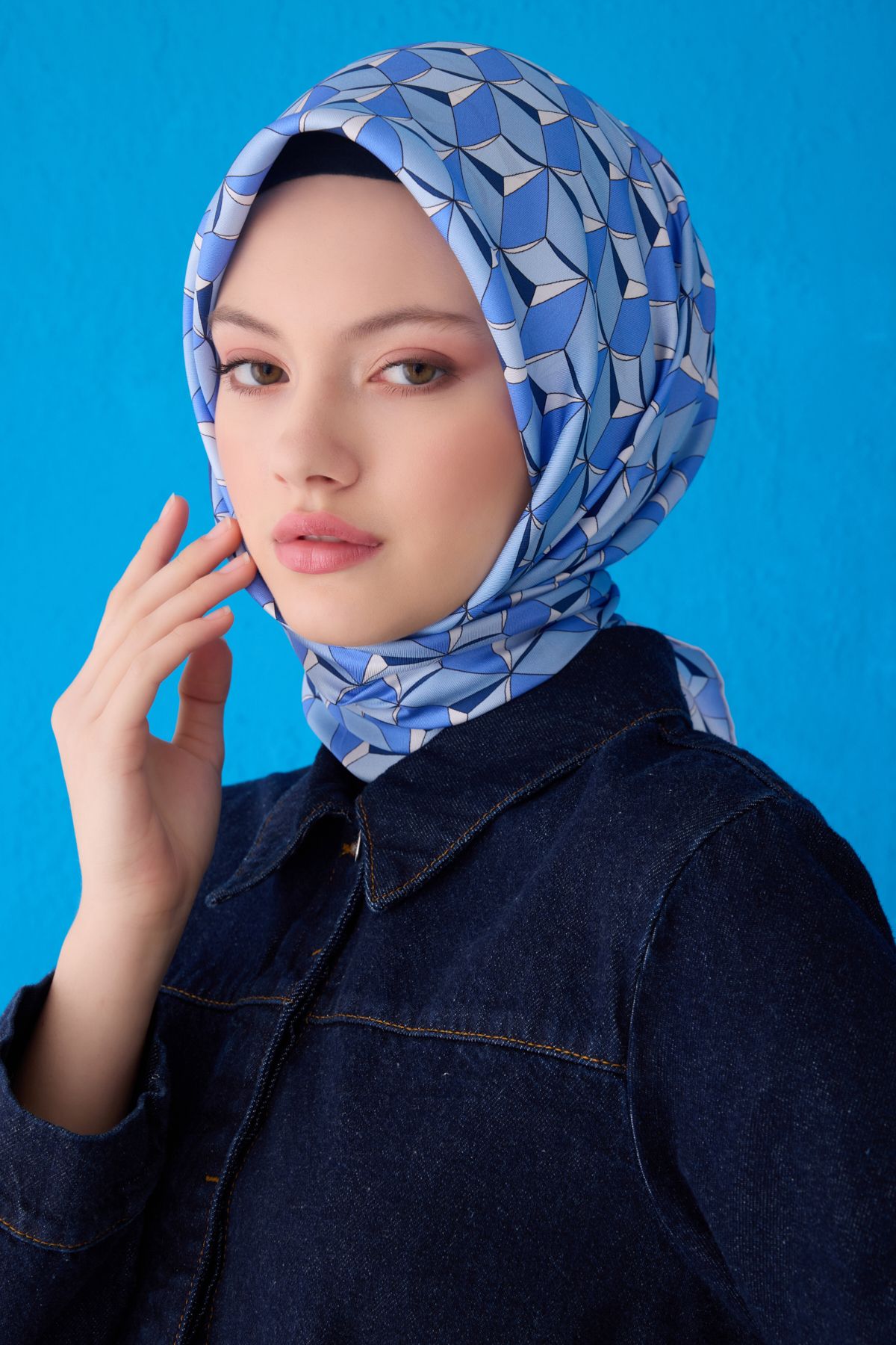 Belli BELLİ SAF İPEK EŞARP 4112D (TWİLL)-35