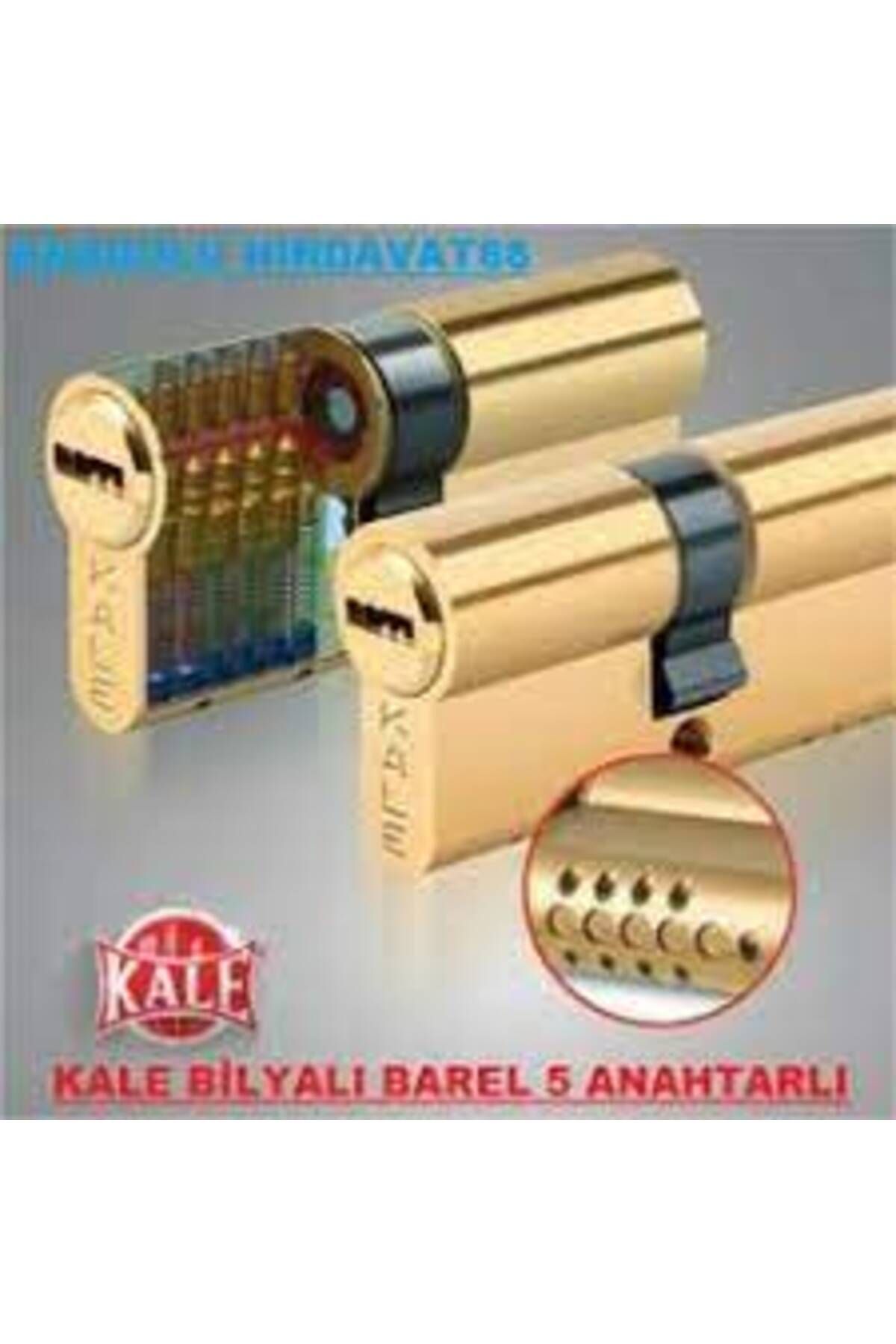Kale Kilit Kale 164/BNE Bilyalı Silindir Çelik Pimli Blisterli Barel 68mm Sarı
