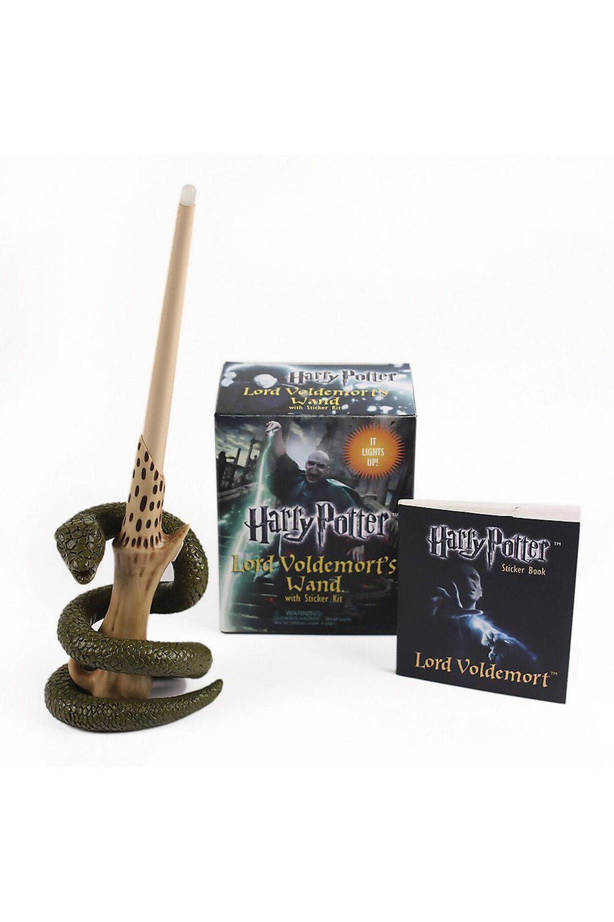 kürkçü Running Press Harry Potter Voldemort’s Wand with Sticker Kit