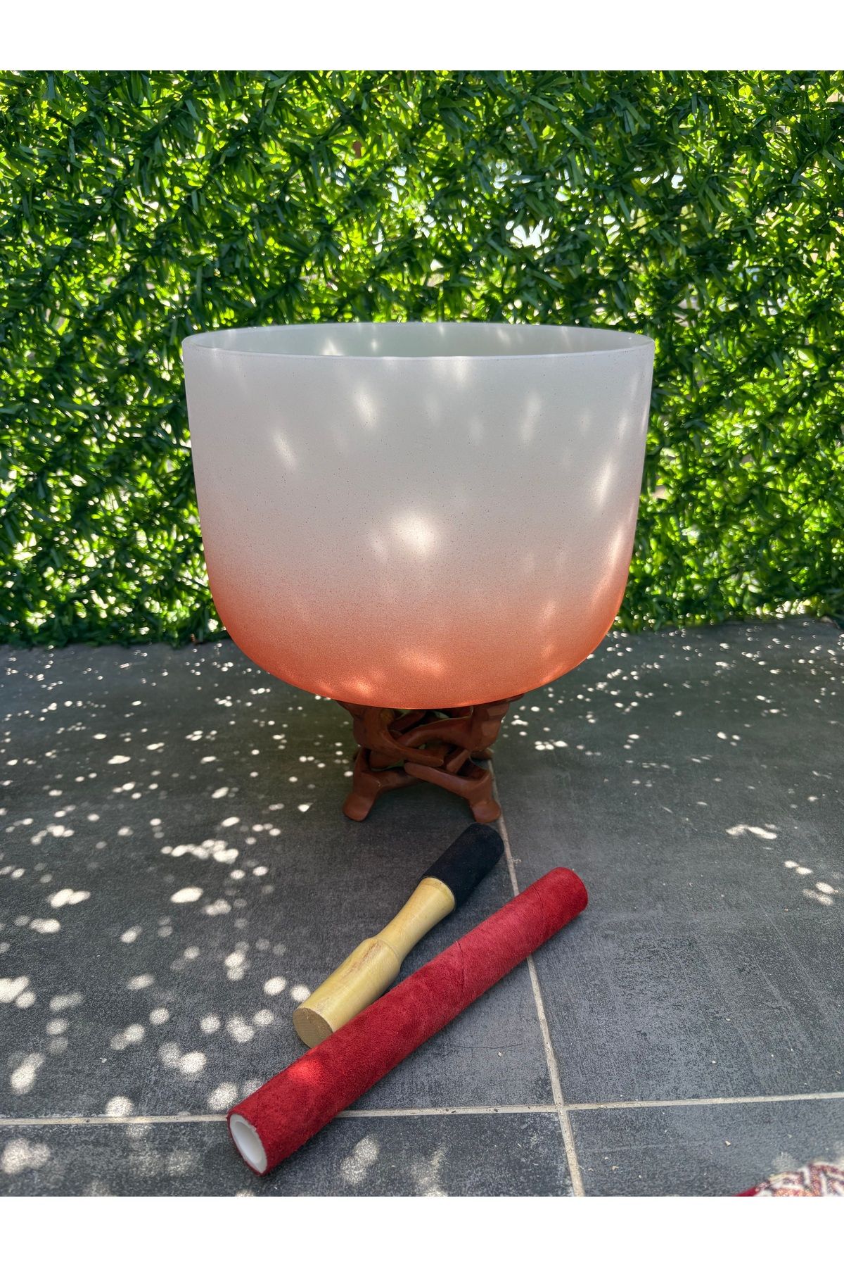 Elefra Percussion Elefra Tibet Kâsesi – 28 cm Kristal Kuartz | Yüksek Frekanslı El Yapımı