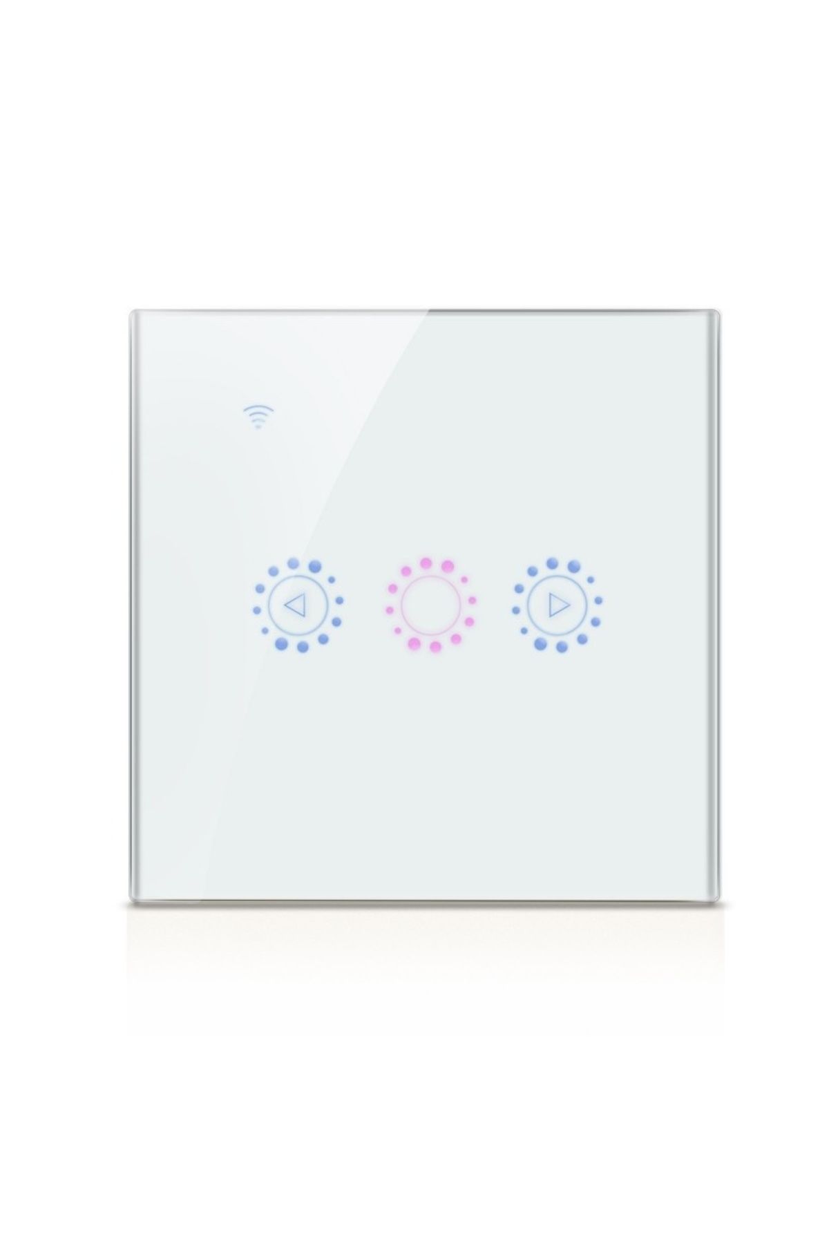 TECHSTAR-Întrerupător tactil inteligent ®, wireless 2,4 GHz, variator de intensitate, sticlă securizată, design modern, iluminare LED, 1