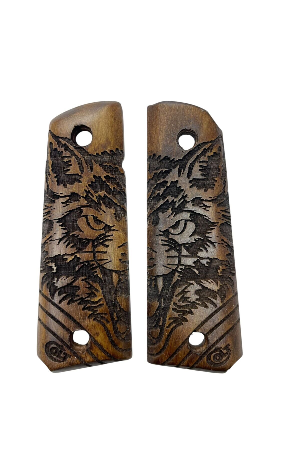 bahadırsilahcılık Colt 1911 Ahşap lazer kesim Kabzesi