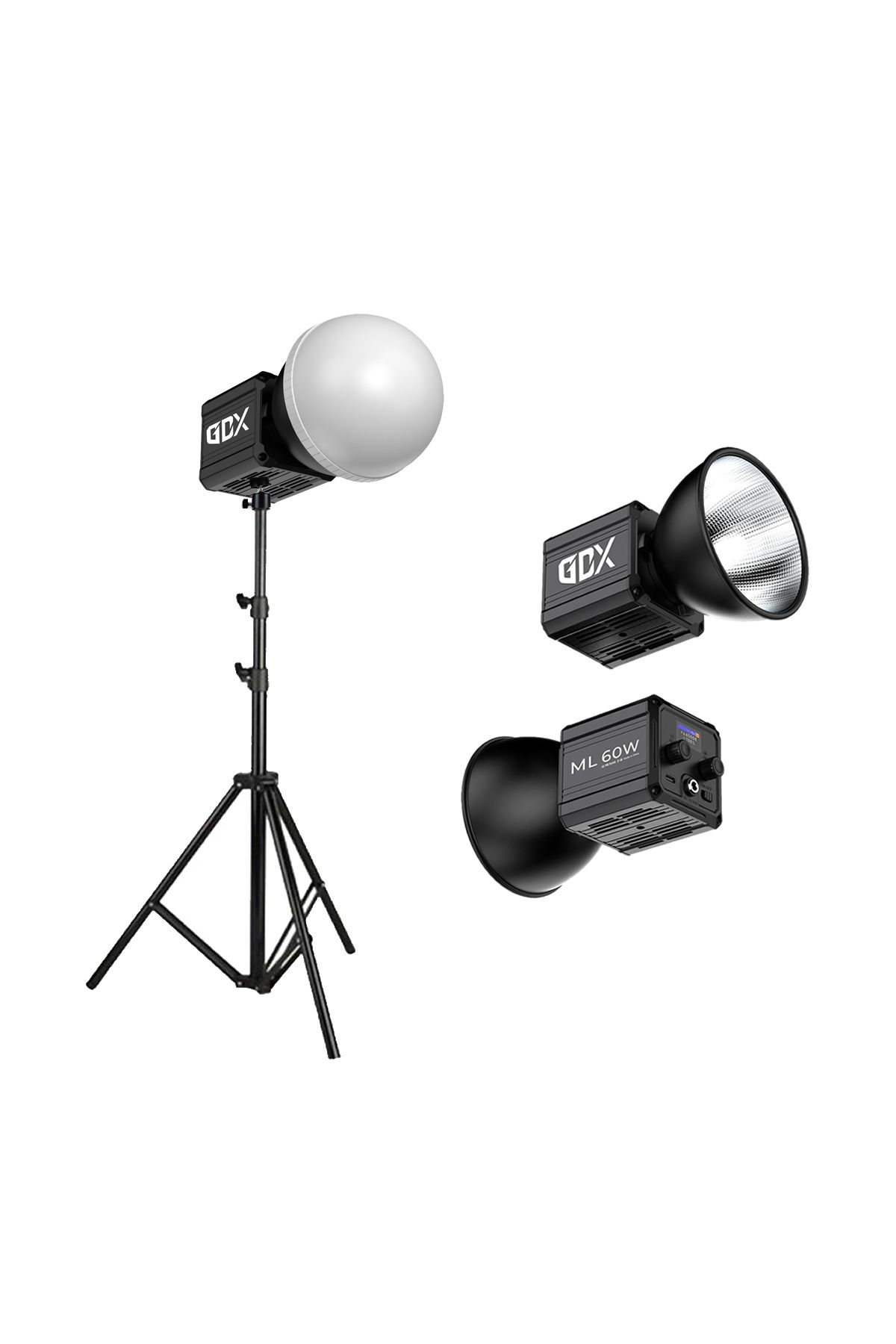 Gdx ML60 Bicolor Video Çekim Tekli Işık Seti