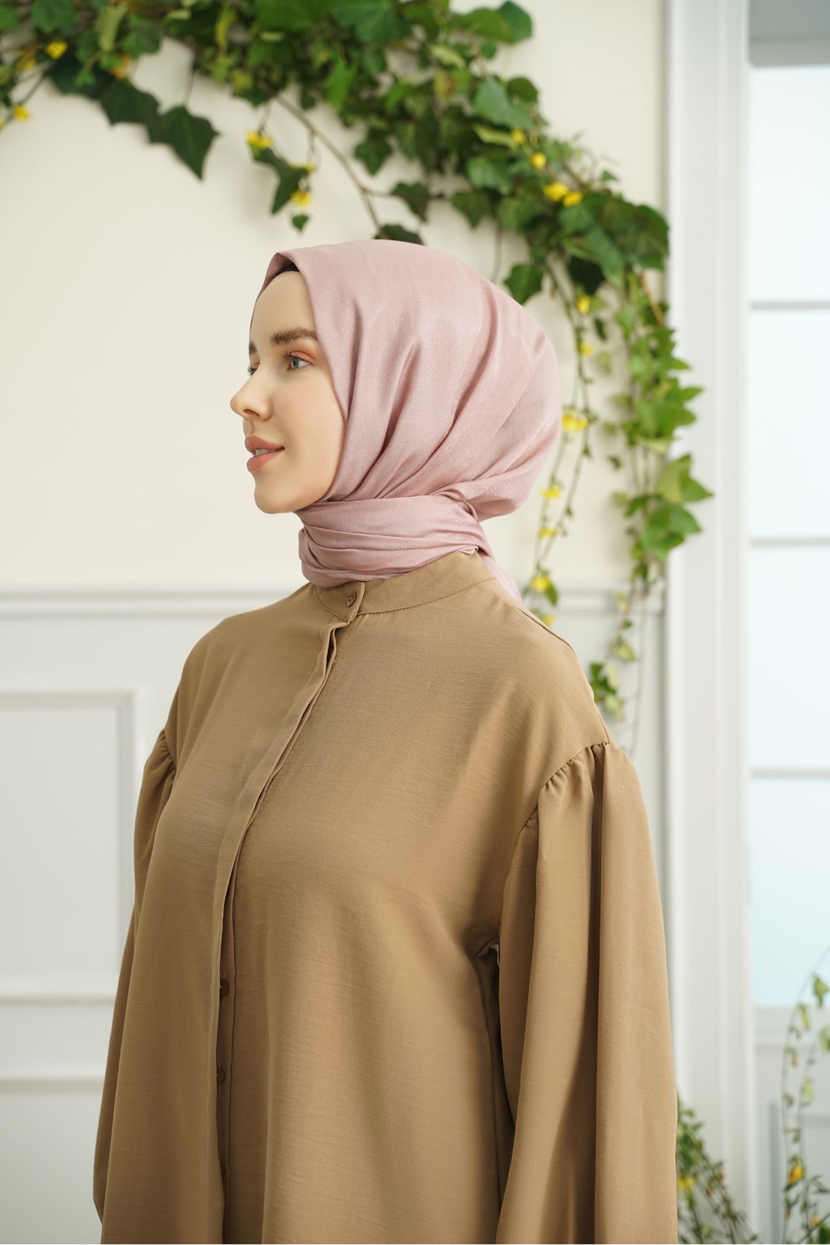 ARMANDA PRENSES SERİSİ ÇERÇEVELİ DÜZ DESEN ŞAL