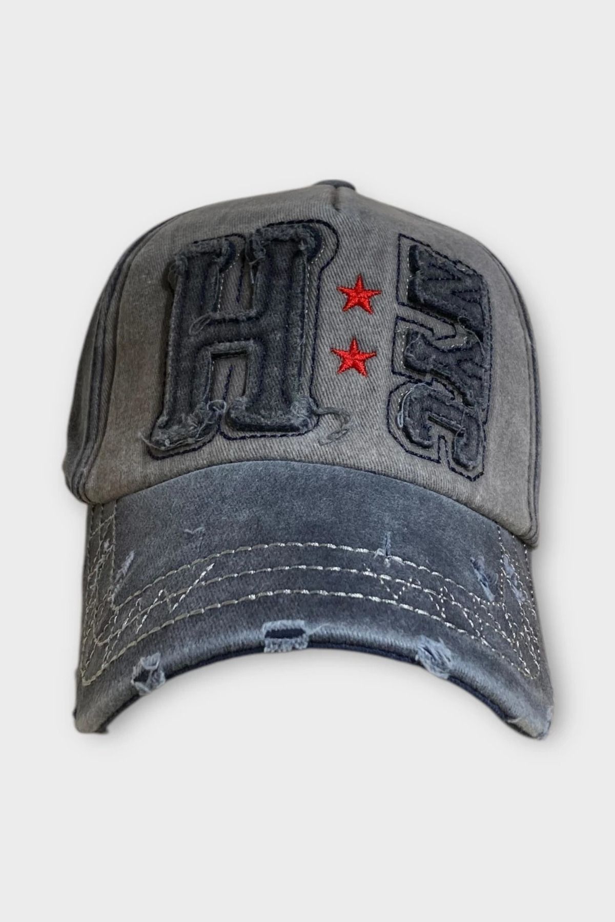 ergül çanta Unisex Yeni Trend New York City NYC Model Vintage Eskitme Beyzbol Kep Şapka