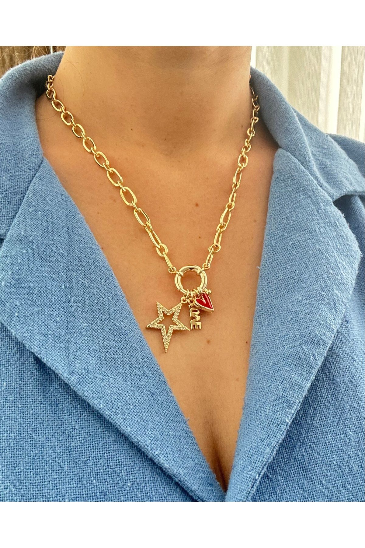 mibrillo Charm kolye . Yaz kolye