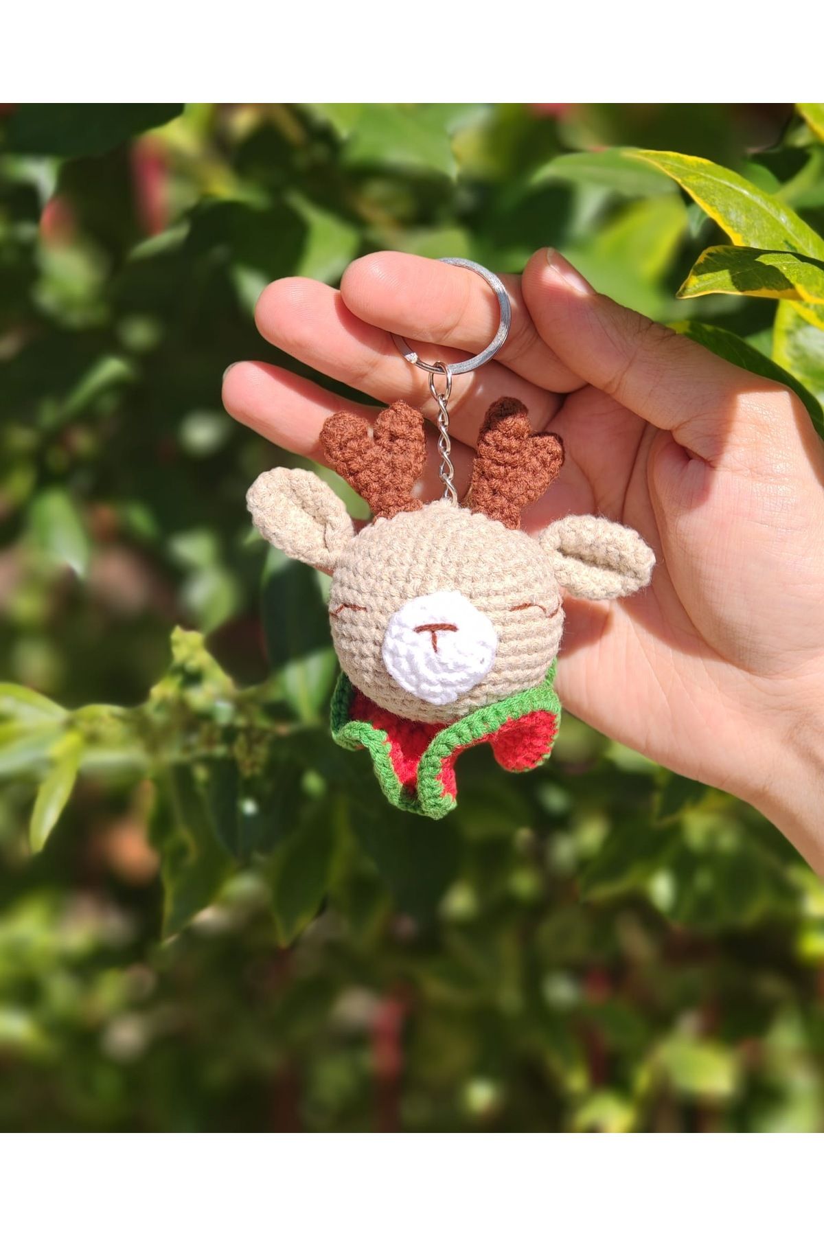 ayta kids clothing toys Ayta kids clothing & toys el örgüsü geyik anahtarlık çanta süsü charm