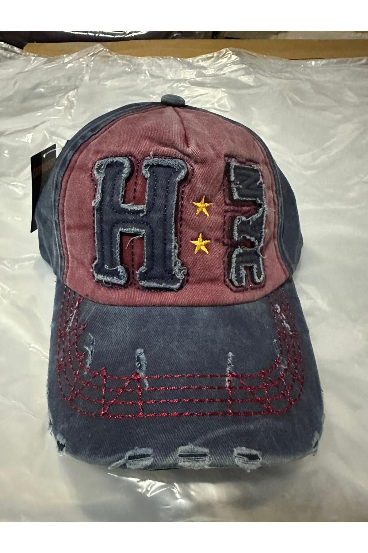 ergül çanta Unisex Yeni Trend New York City NYC Model Vintage Eskitme Beyzbol Kep Şapka