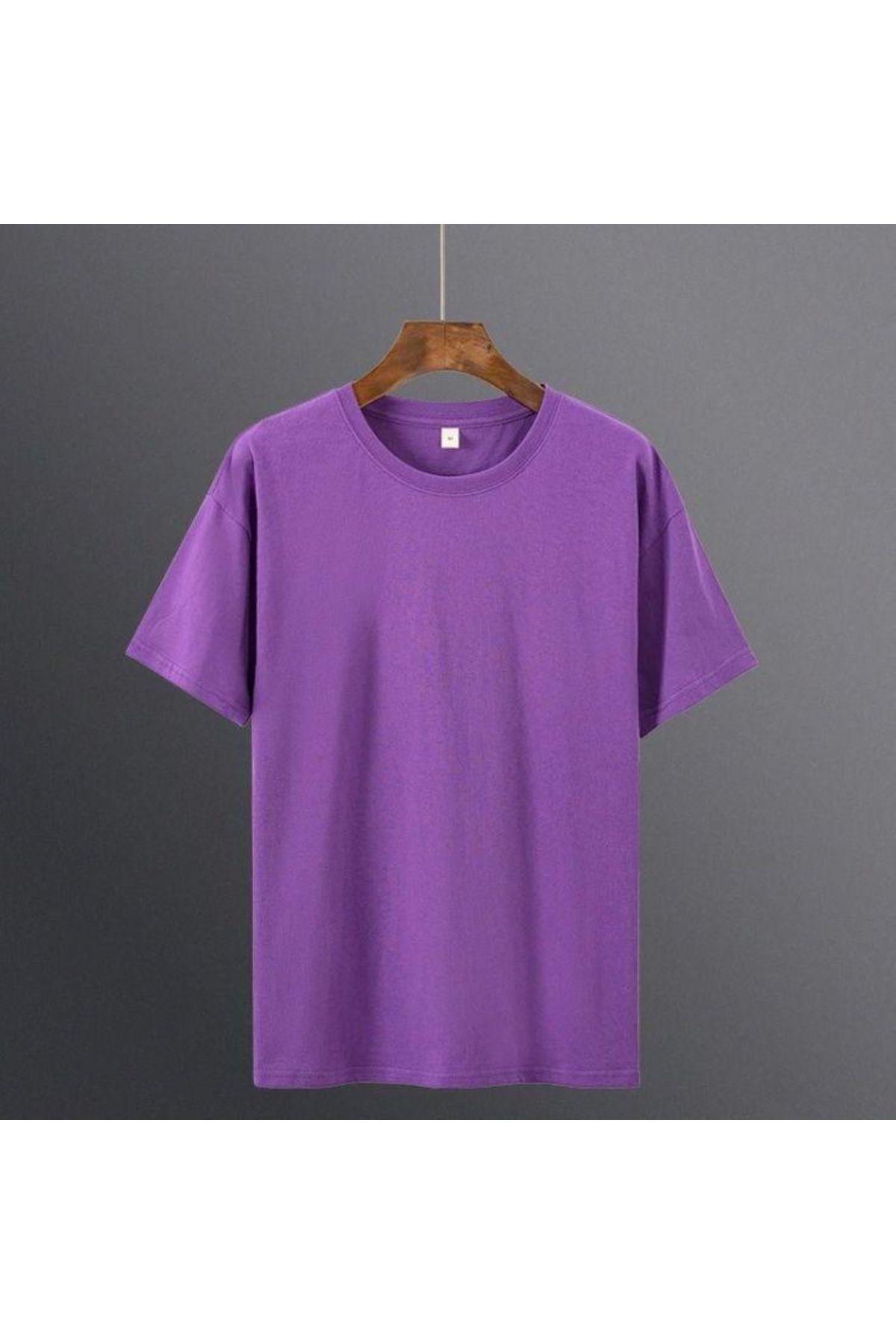 THE WHITE Kadın Baskısız Mor T-Shirt