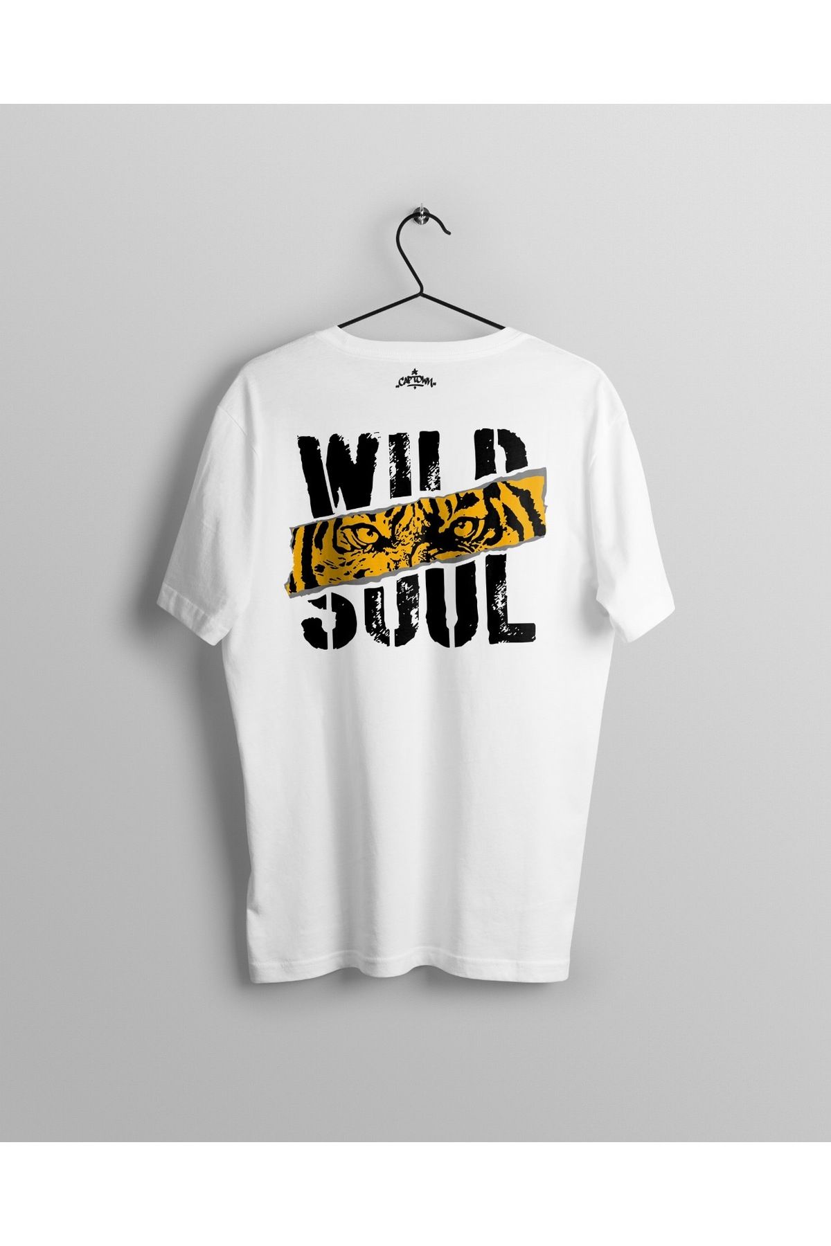 Ct Erkek Oversize Baskılı T-Shirt - Wild Soul