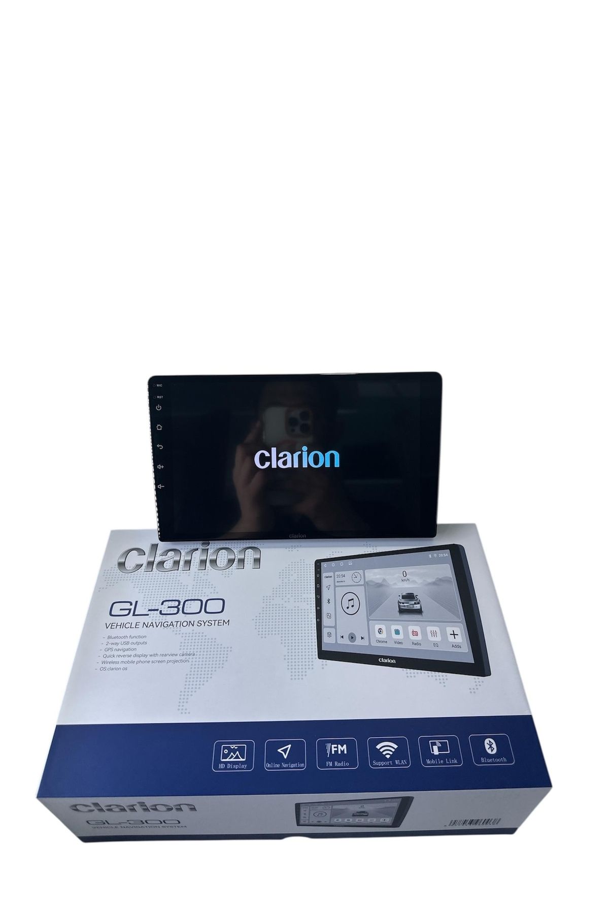 Fabrikasyon CLARİON GL-300 9'' ÇERÇEVELERE UYUMLU TAM PROFESYONEL (TESİSAT) MULTİMEDYA (ORJ)