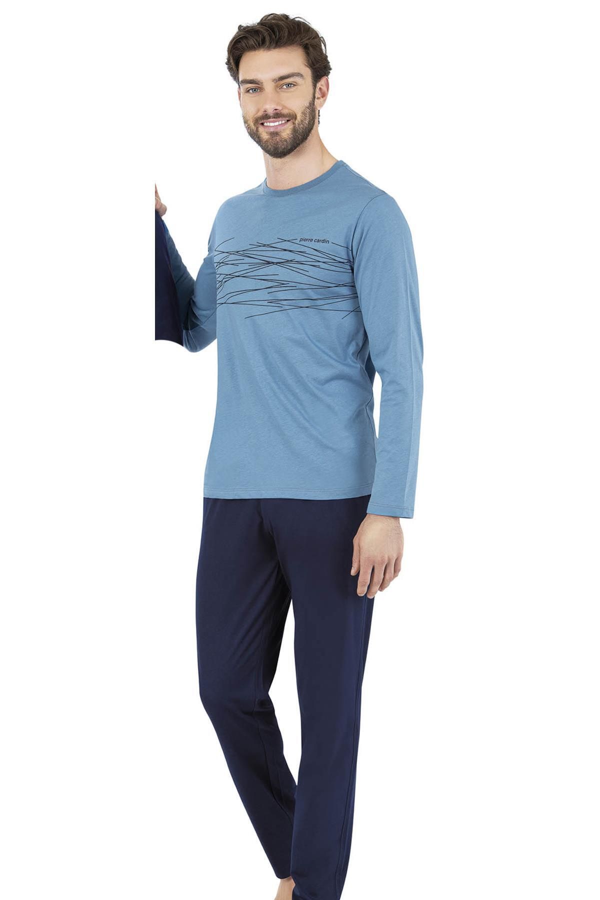 Pierre Cardin Erkek Pijama Takım, %100 Pamuk