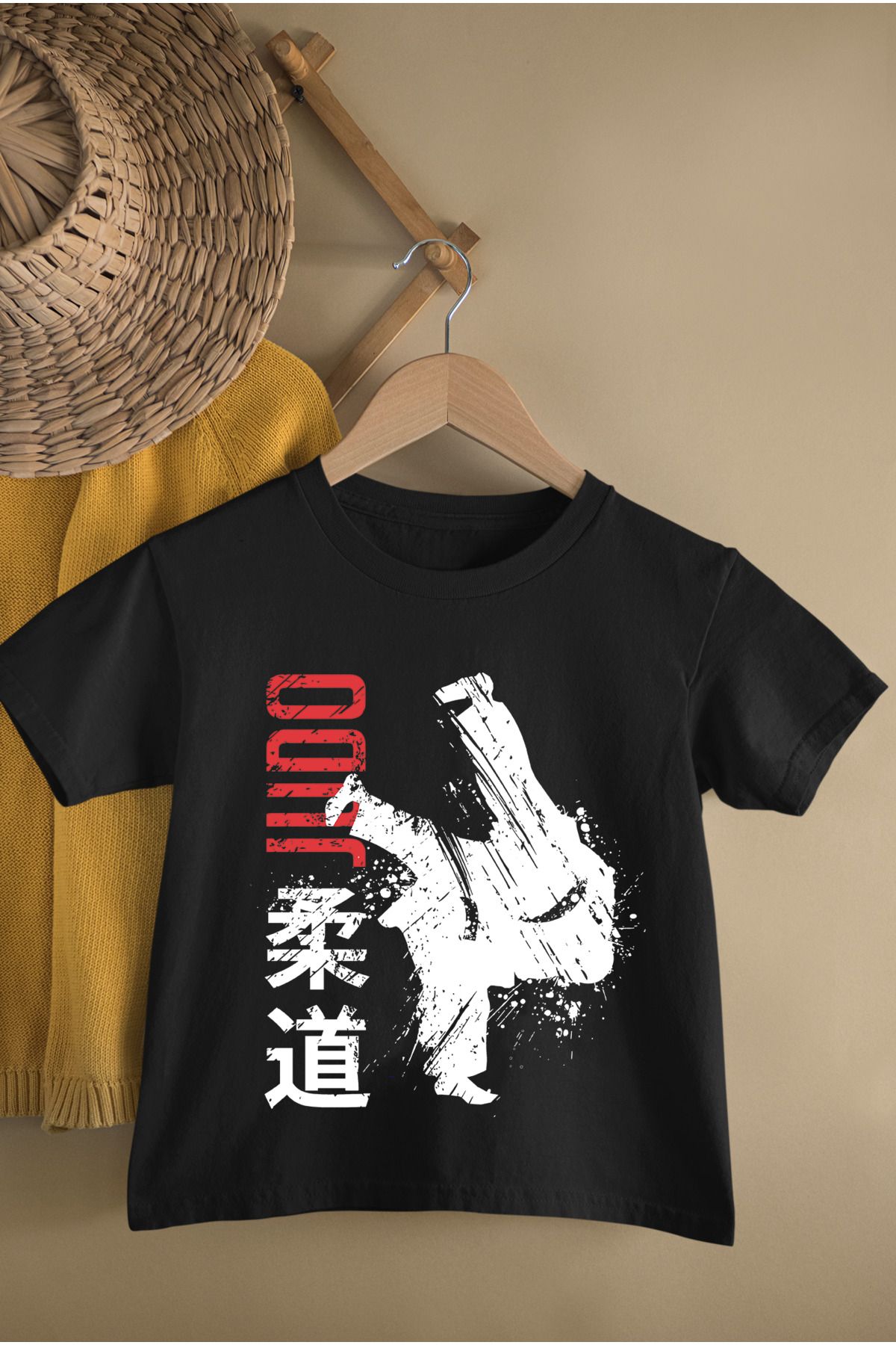 MAGORS JUDO BASKILI PAMUKLU KISA KOLLU GENÇ VE ÇOCUK TSHIRT