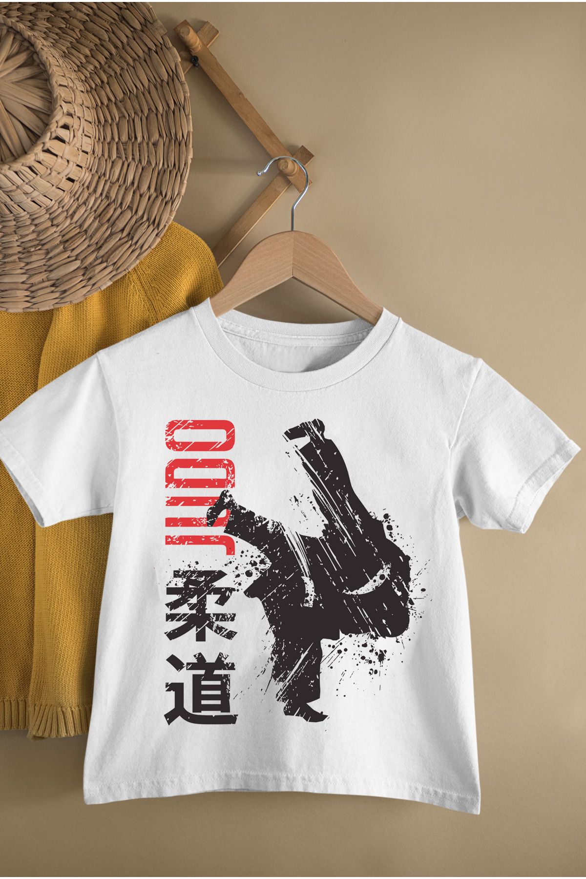 MAGORS JUDO BASKILI PAMUKLU KISA KOLLU GENÇ VE ÇOCUK TSHIRT
