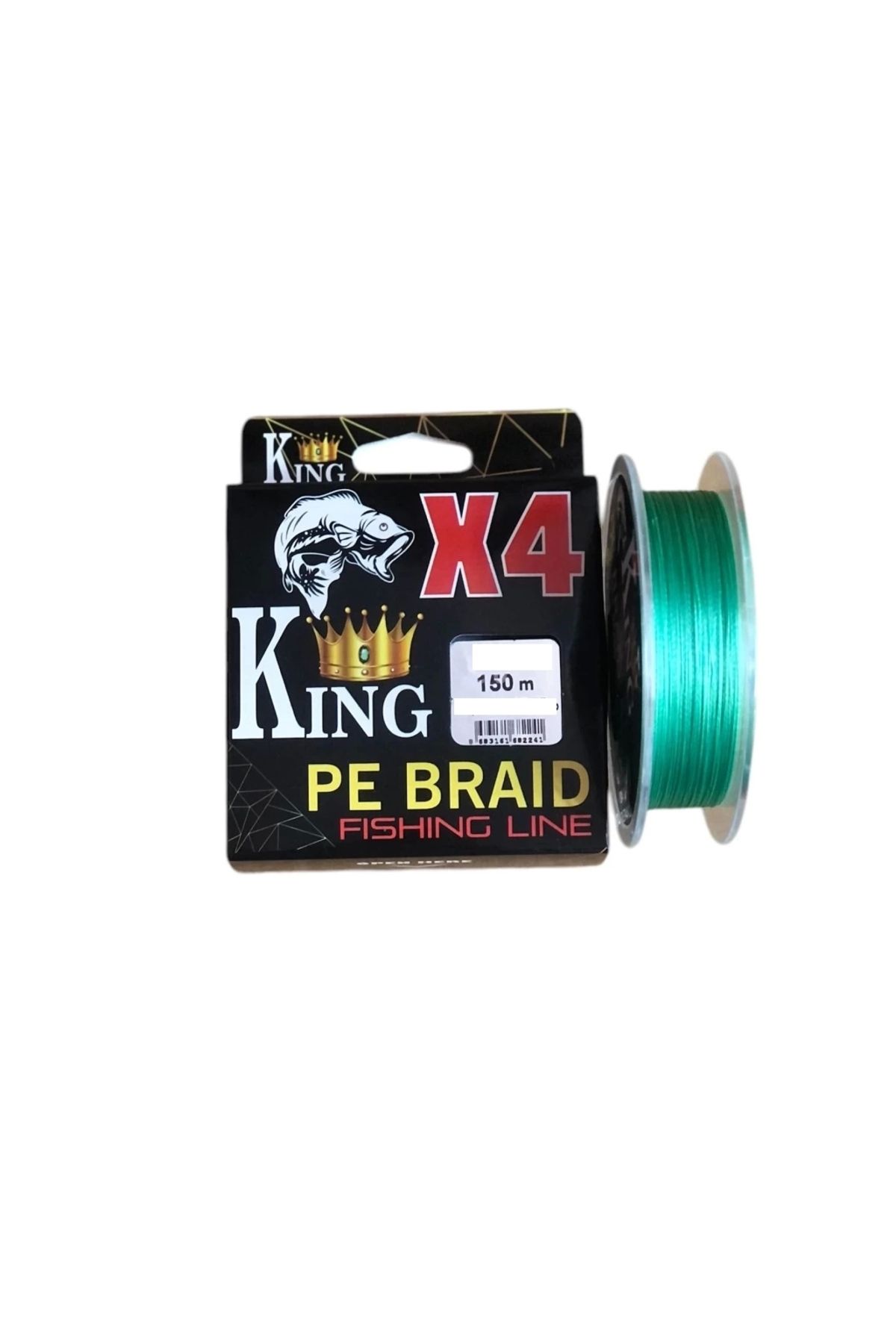 King X4 Pe Braid 0,16mm 150mt 4 Kat Yeşil Ip Misina