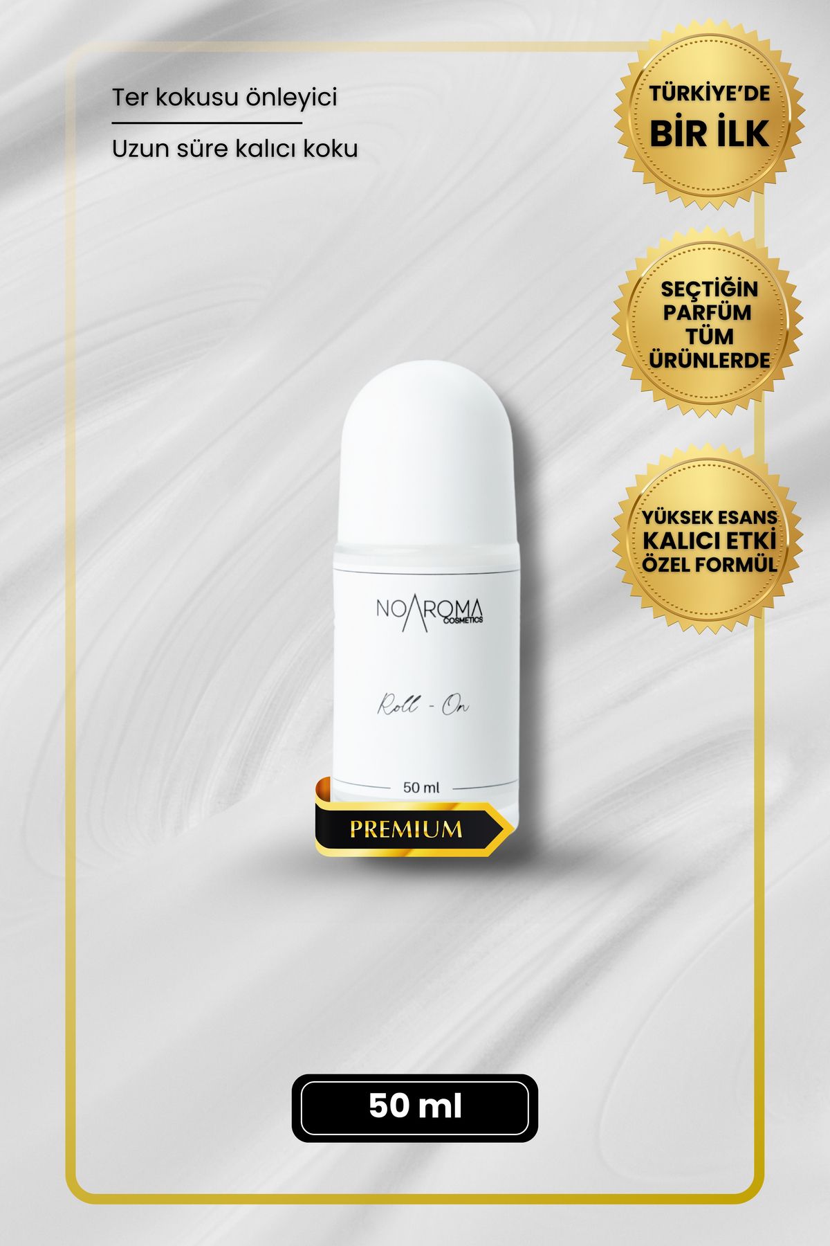 Noaroma PARDON UNISEX TER KOKUSU ÖNLEYİCİ PARFÜM KOKULU ROLL-ON 48 SAAT ETKİLİ 50 ML