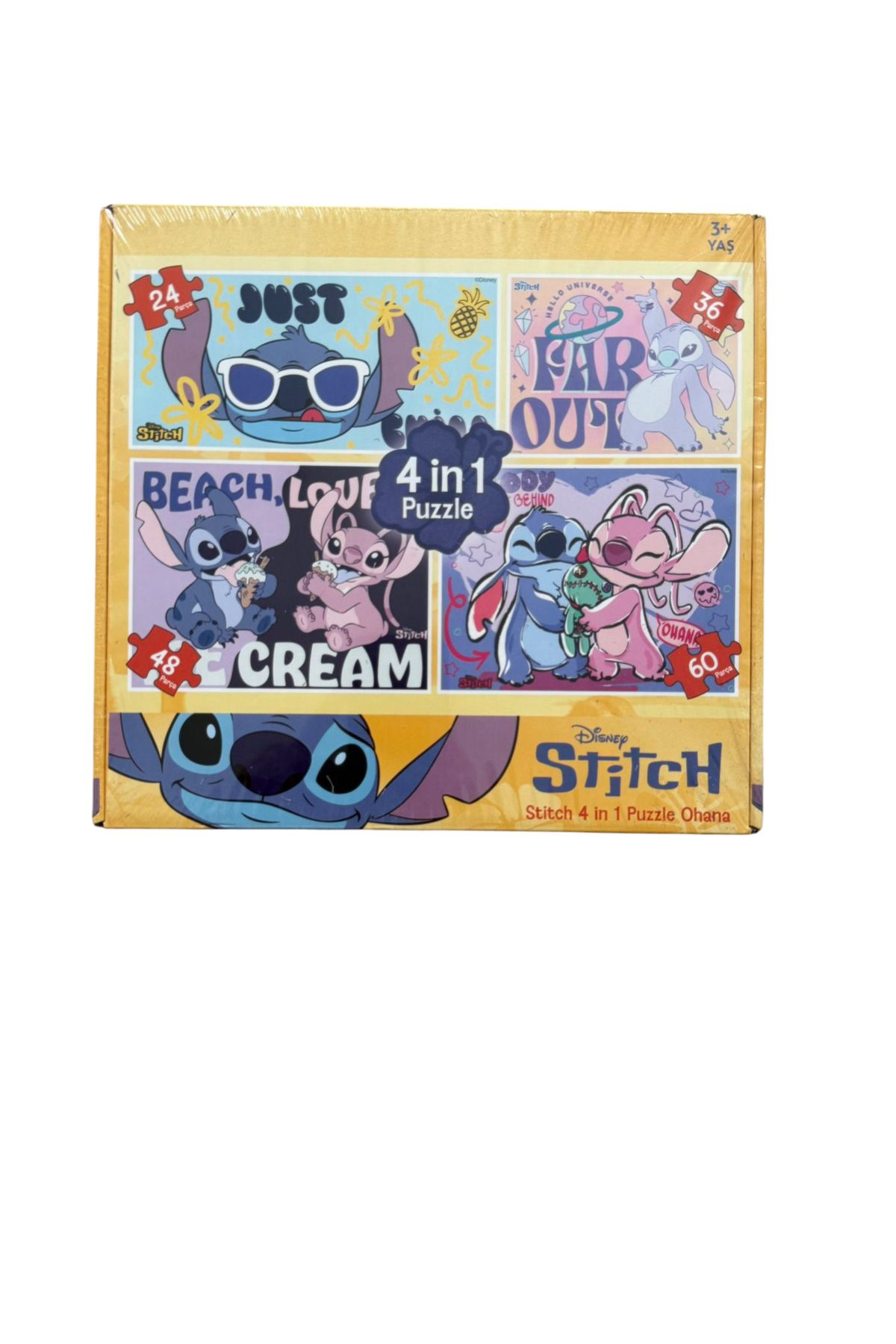 Disney stitch 4 in 1 yapboz