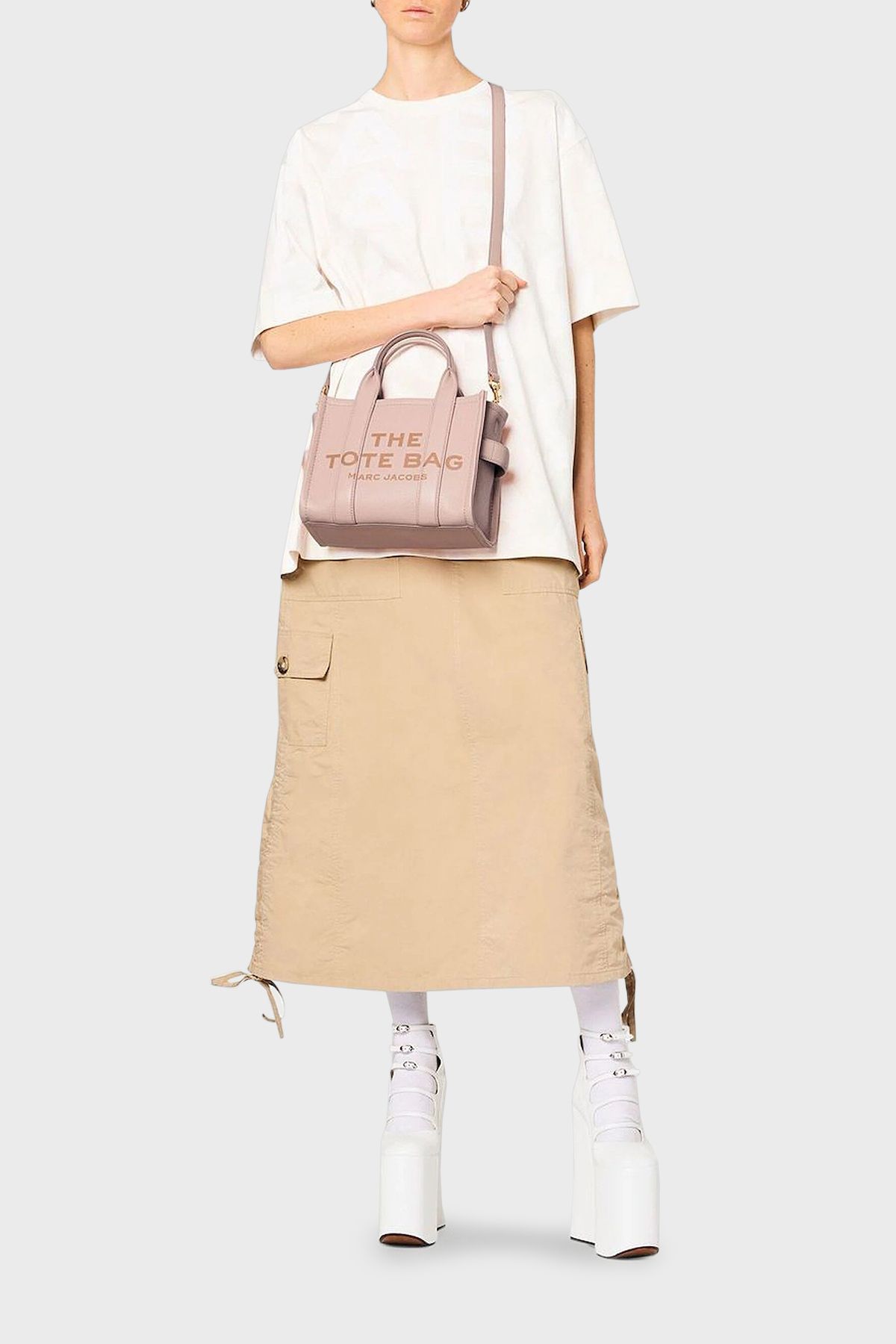 Marc Jacobs-The Small Tote Logo Removable Strap Bag Bag H009L01Sp21 624 2