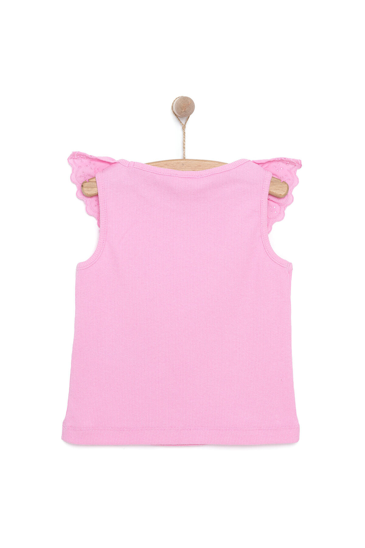 ebebek Hello Baby HelloBaby Kız Bebek Bluz Romantic Garden Bebe Yaka Atlet Kol Pembe fotoğrafı 2 (önizleme)